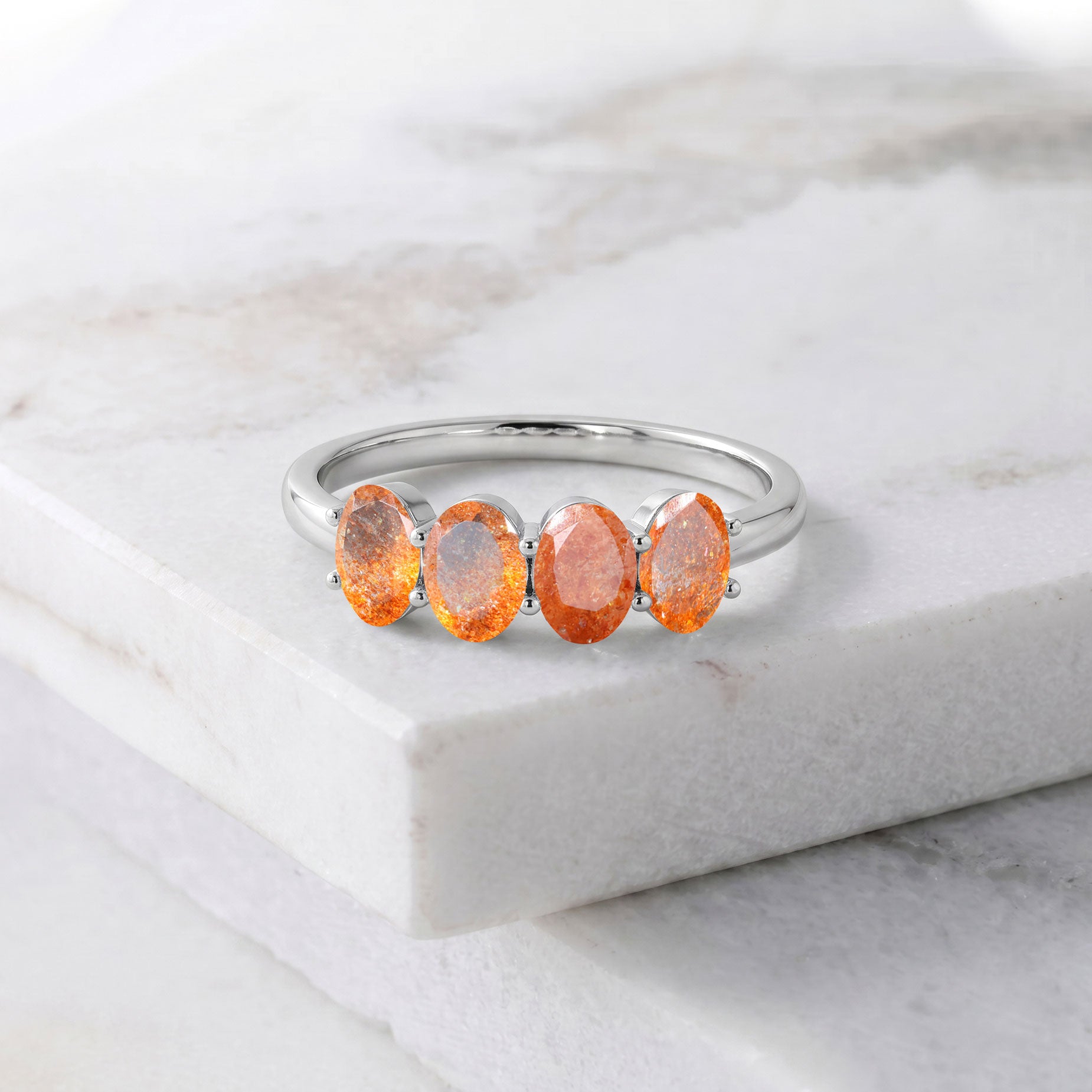 Natural Sunstone layering ring, boho gemstone ring, crystal energy jewelry, minimalist fashion ring, handmade gemstone band, contemporary jewelry, women's accessories, elegant artisan ring, luxury stacking jewelry, everyday crystal ring, unique gift idea