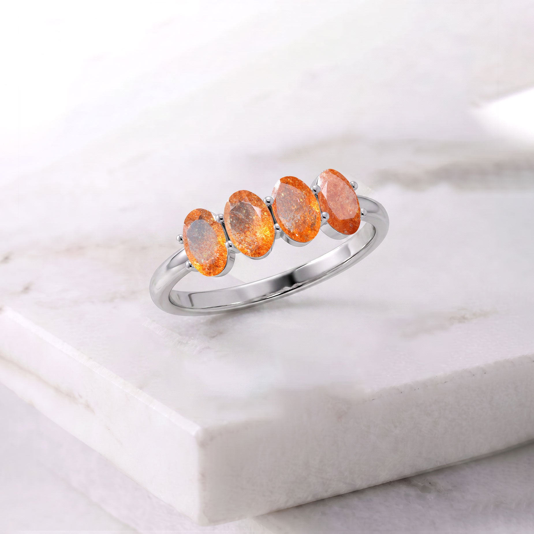 Natural Sunstone healing crystal ring, positive energy jewelry, Sunstone crystal, spiritual gemstone jewelry, meditation ring, chakra jewelry, wellness gift, bohemian ring, genuine crystal accessory, meaningful handcrafted jewelry