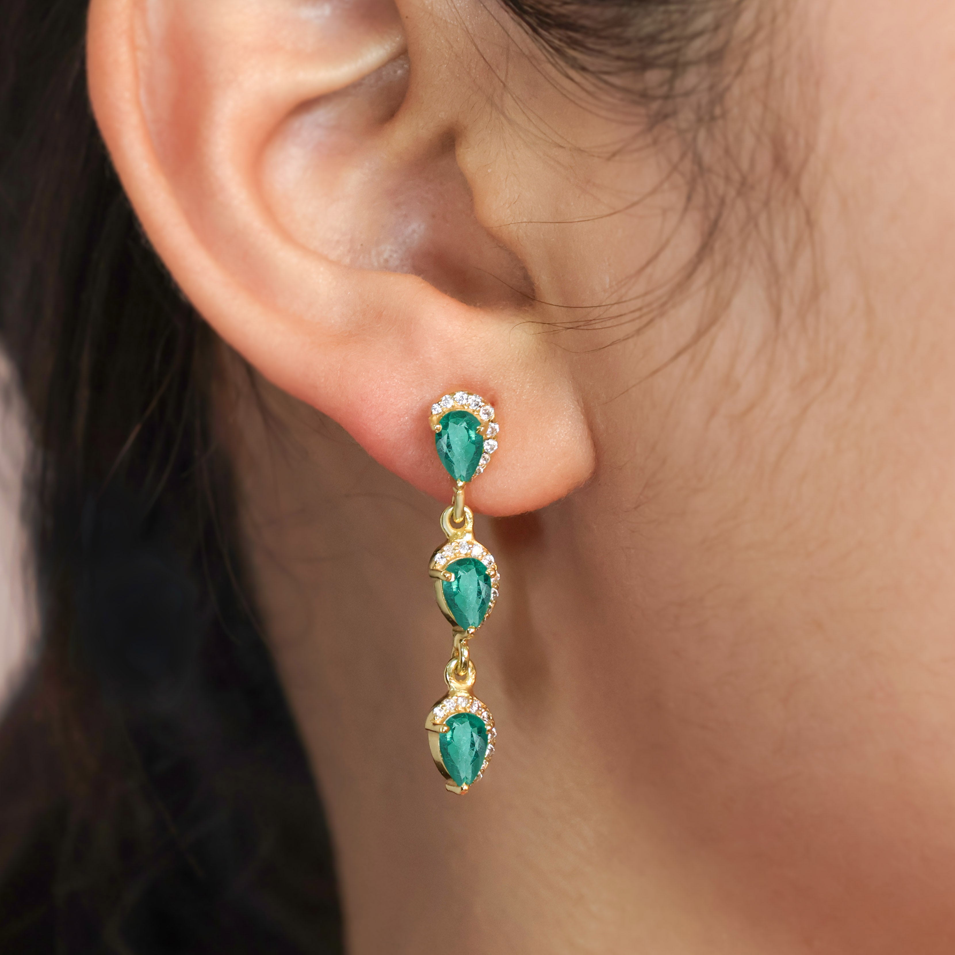 EMERALD EARRING