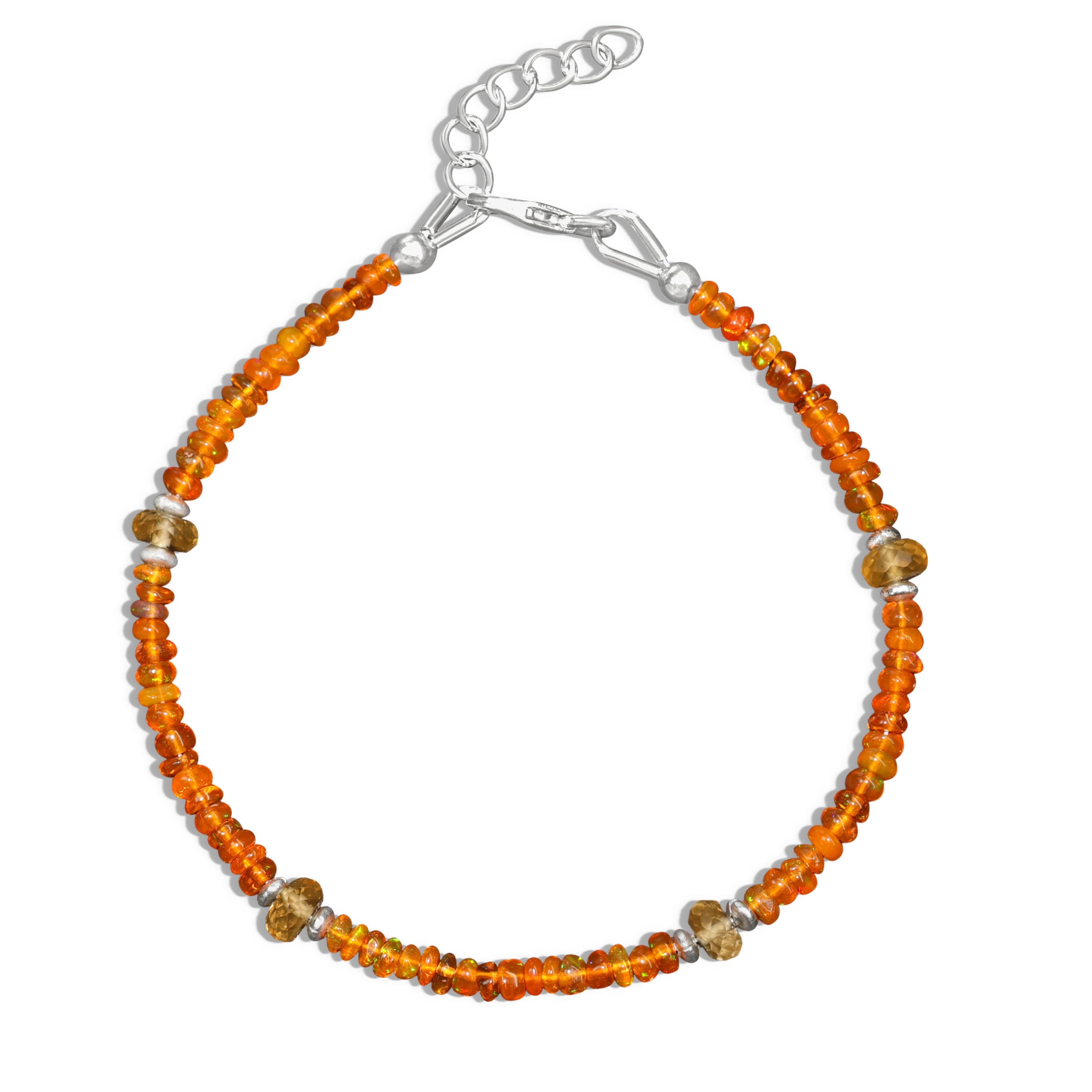 orange opal bracelet