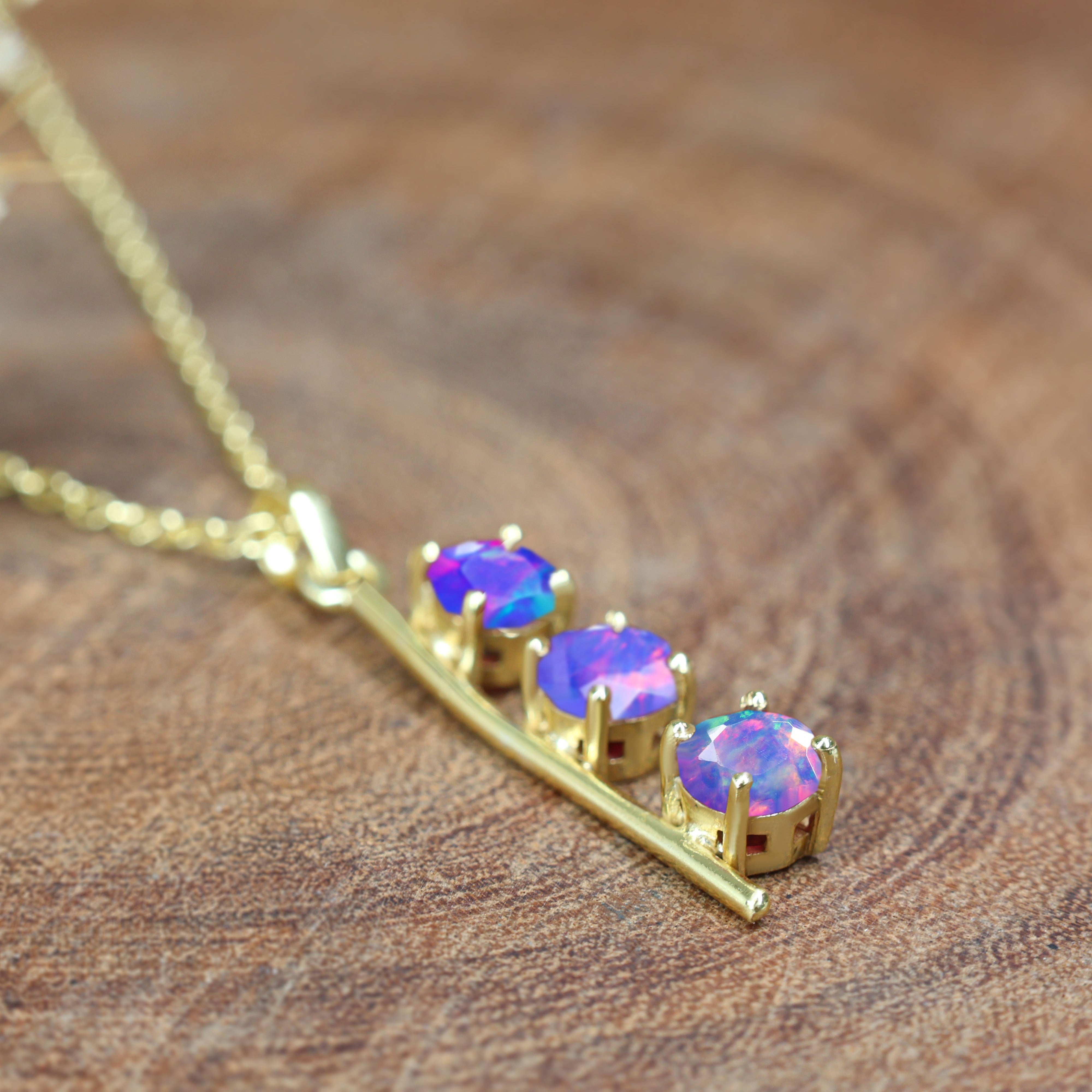 LAVENDER OPAL NECKLACE