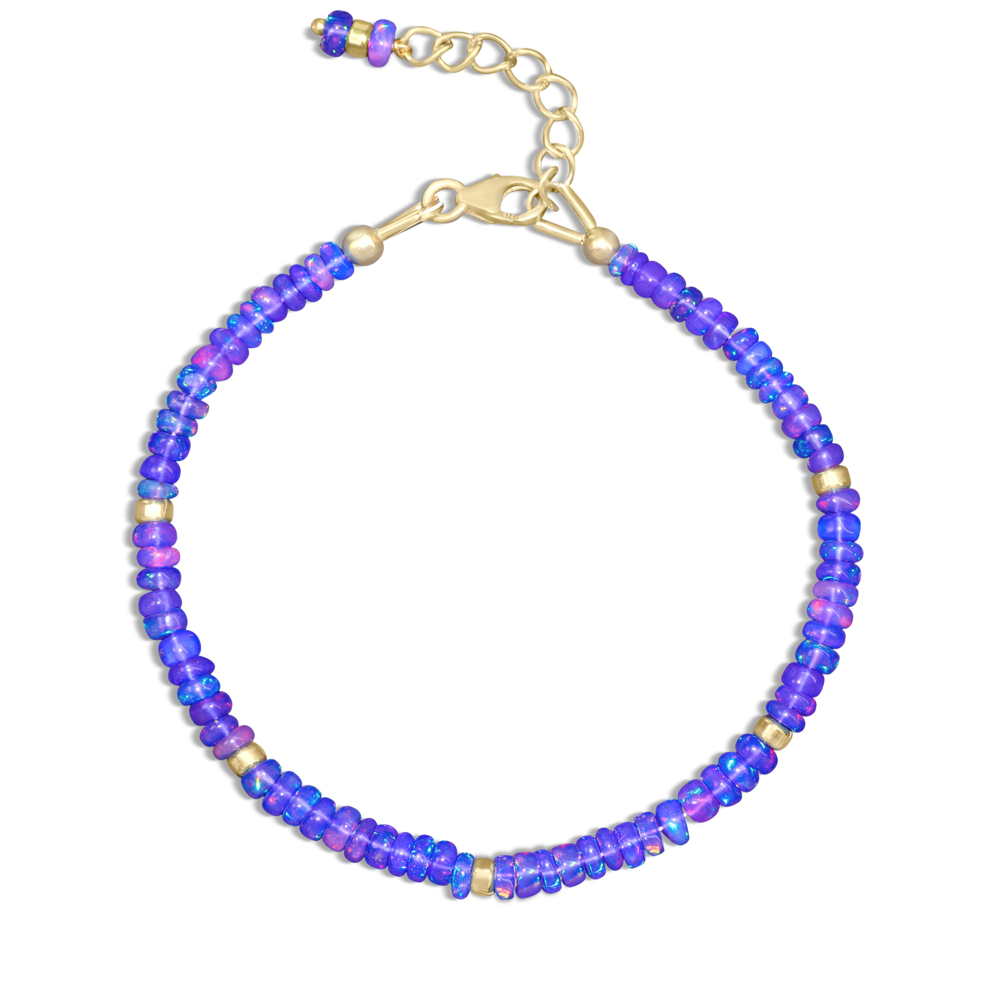 Lavender opal bracelet