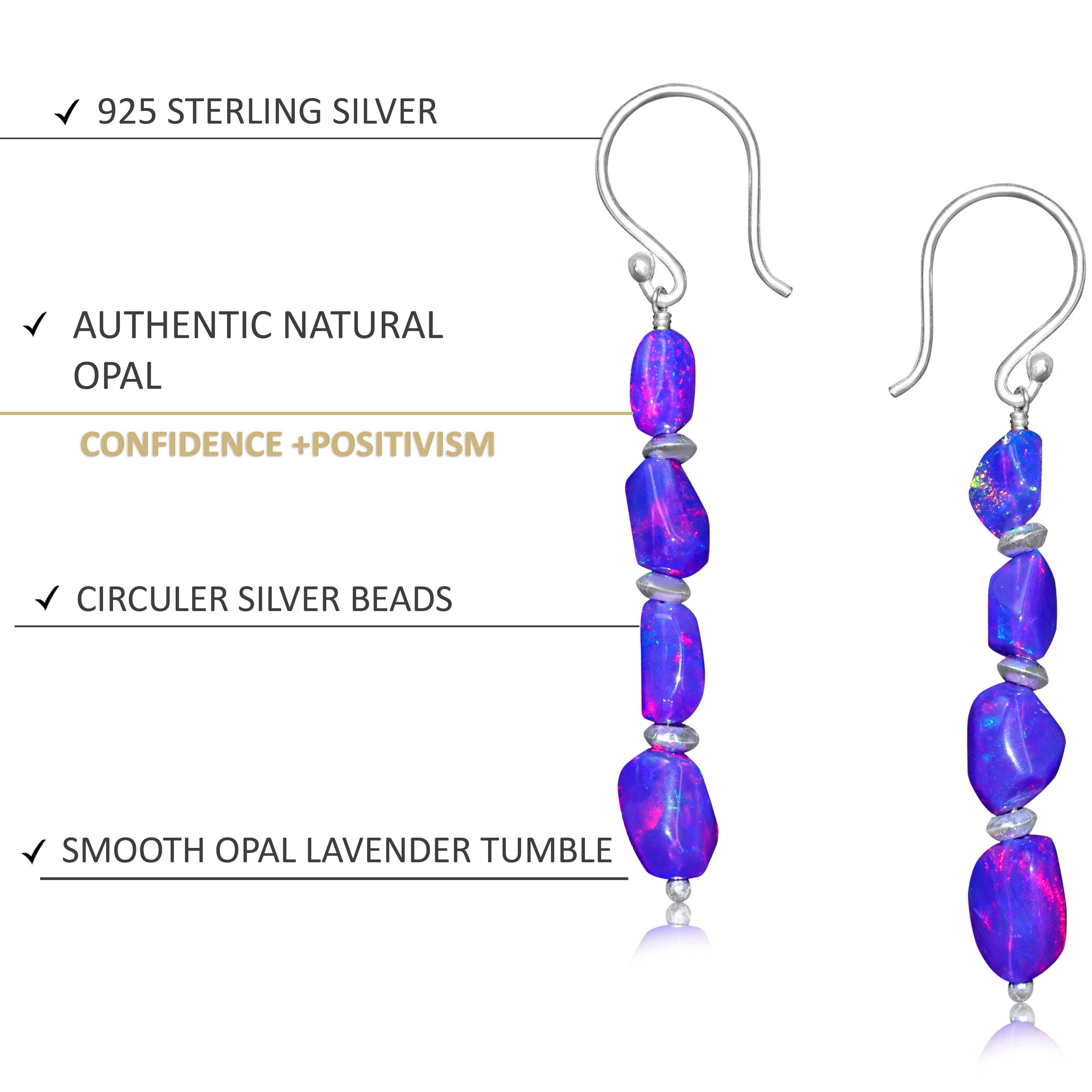 dangle lavender opal