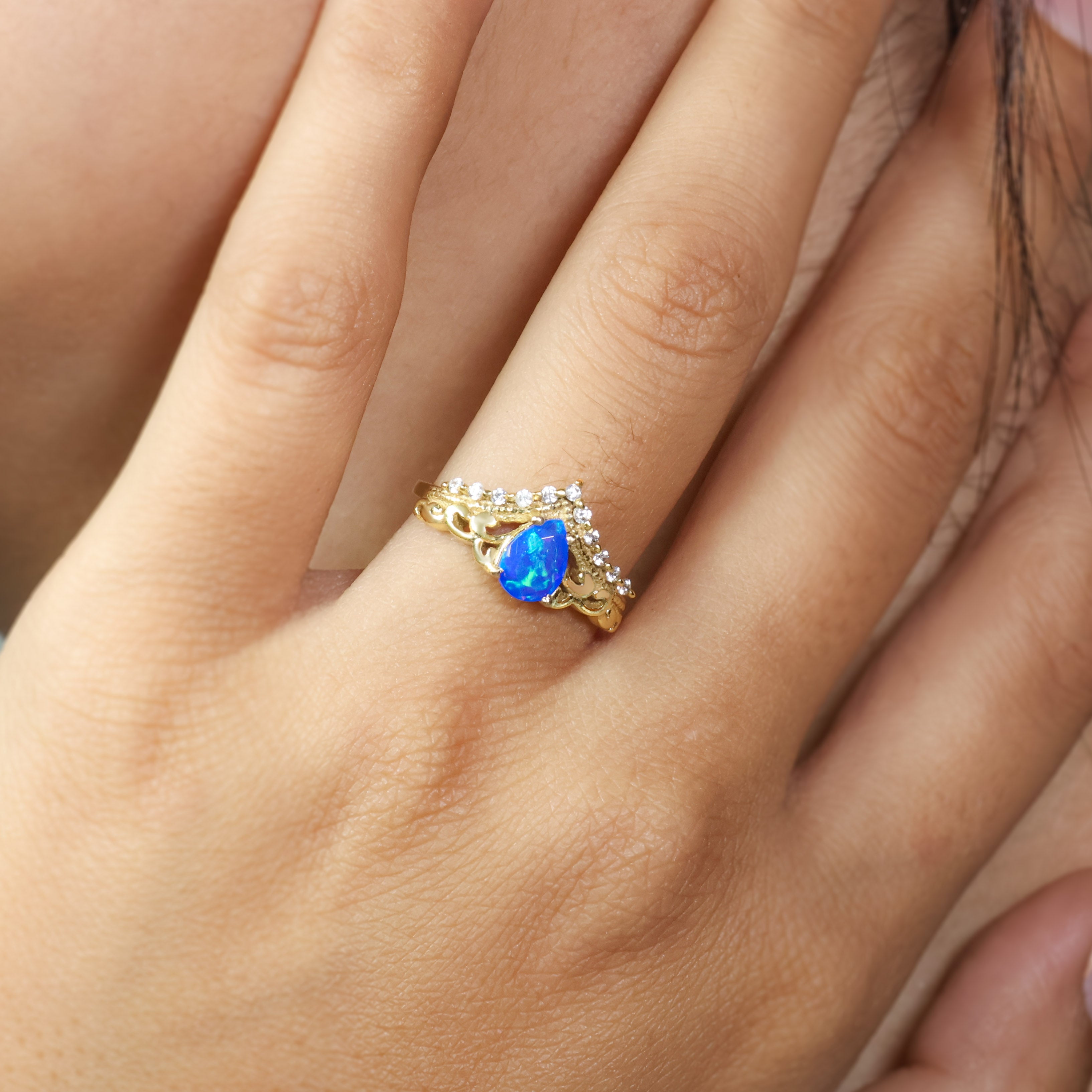 Real Opal Ring for women