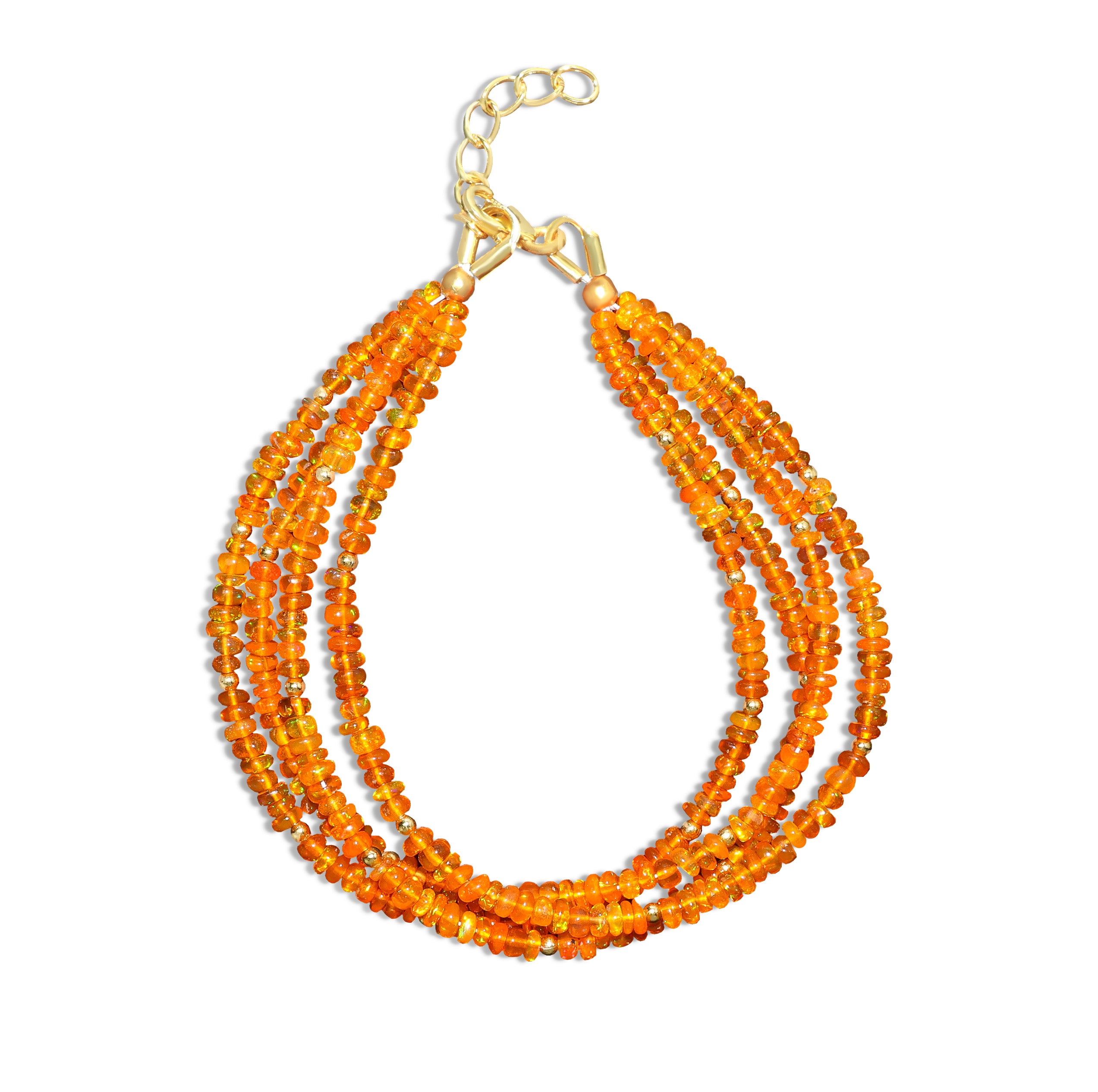 orange opal bracelet