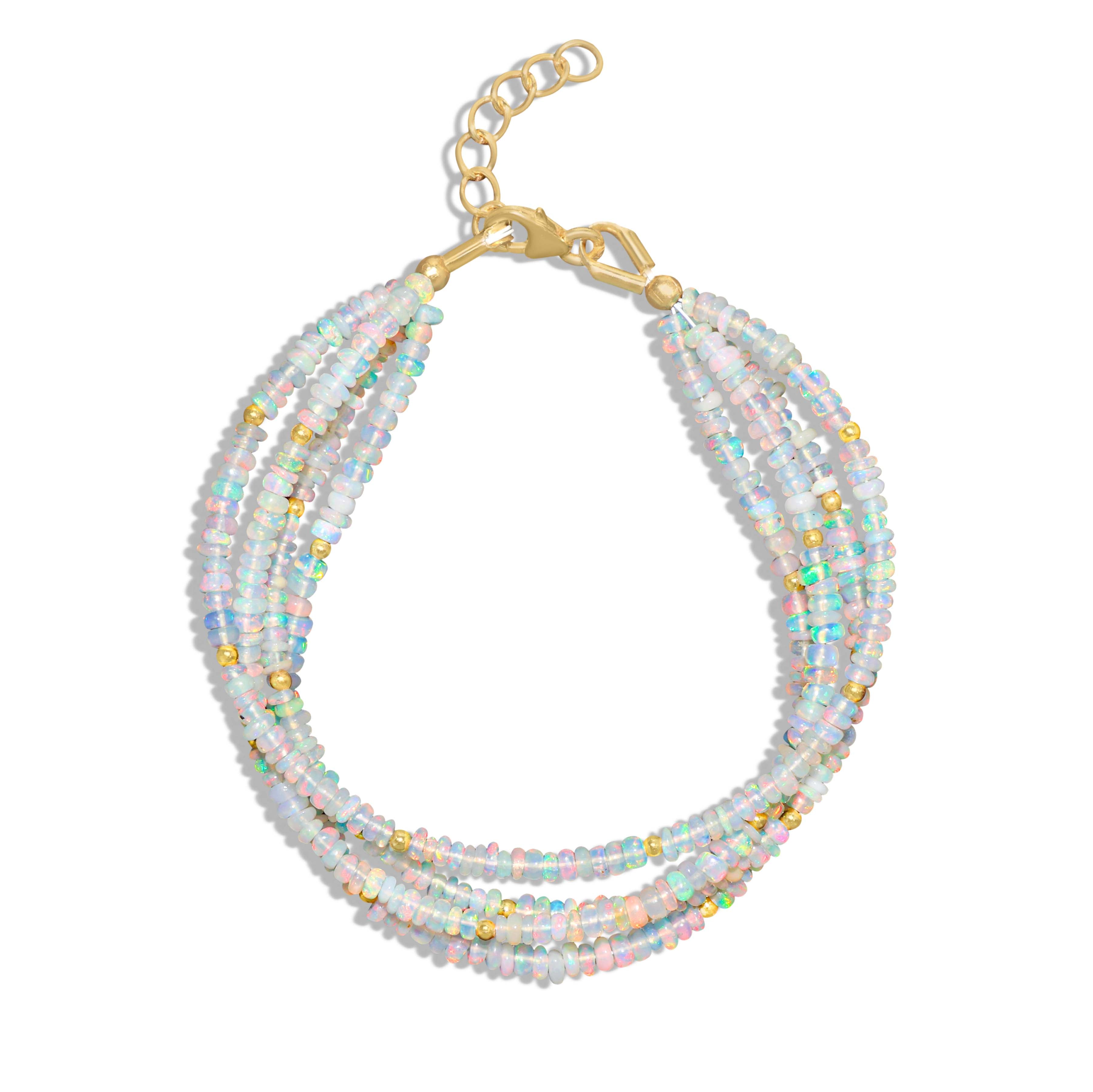 white opal bracelet