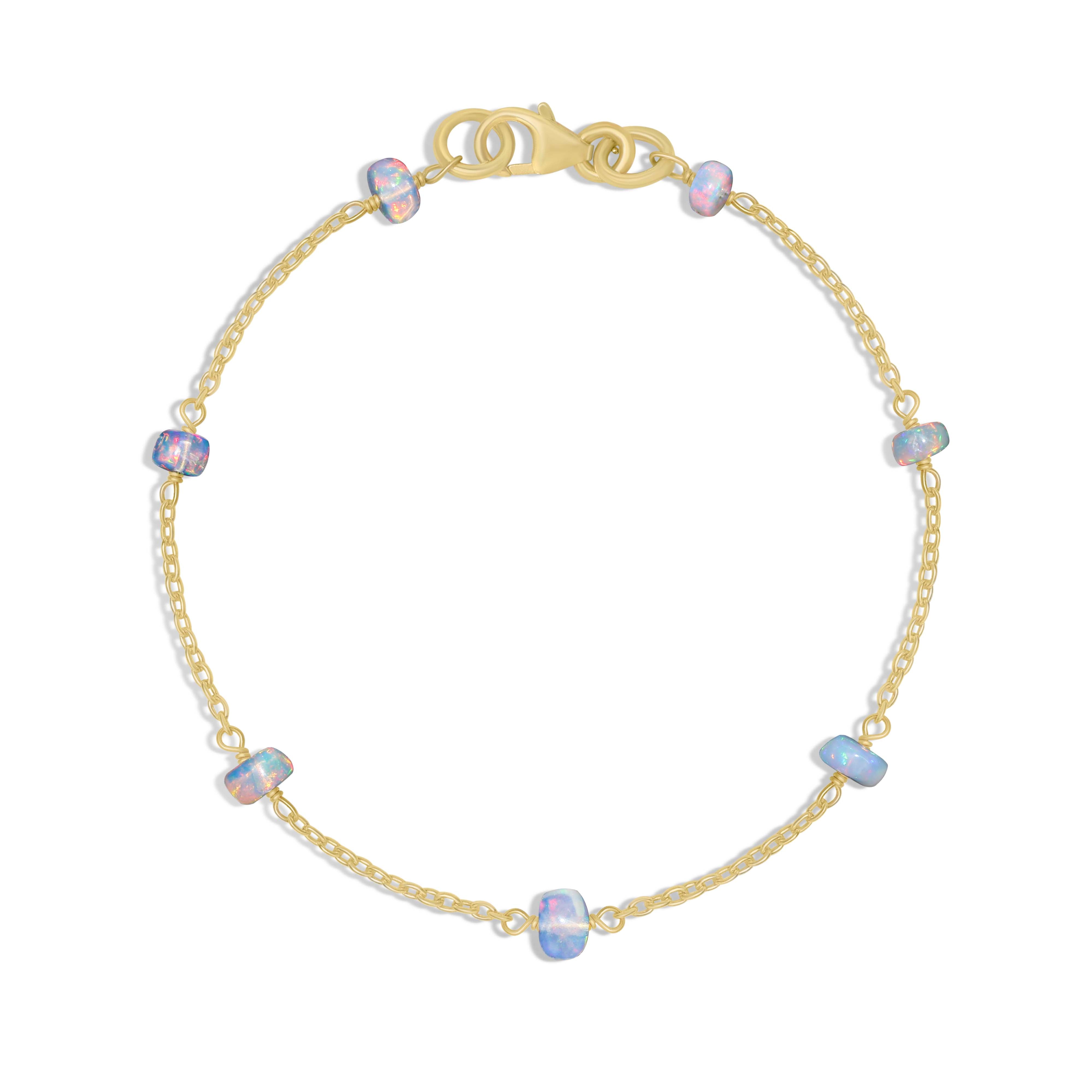 white opal bracelet