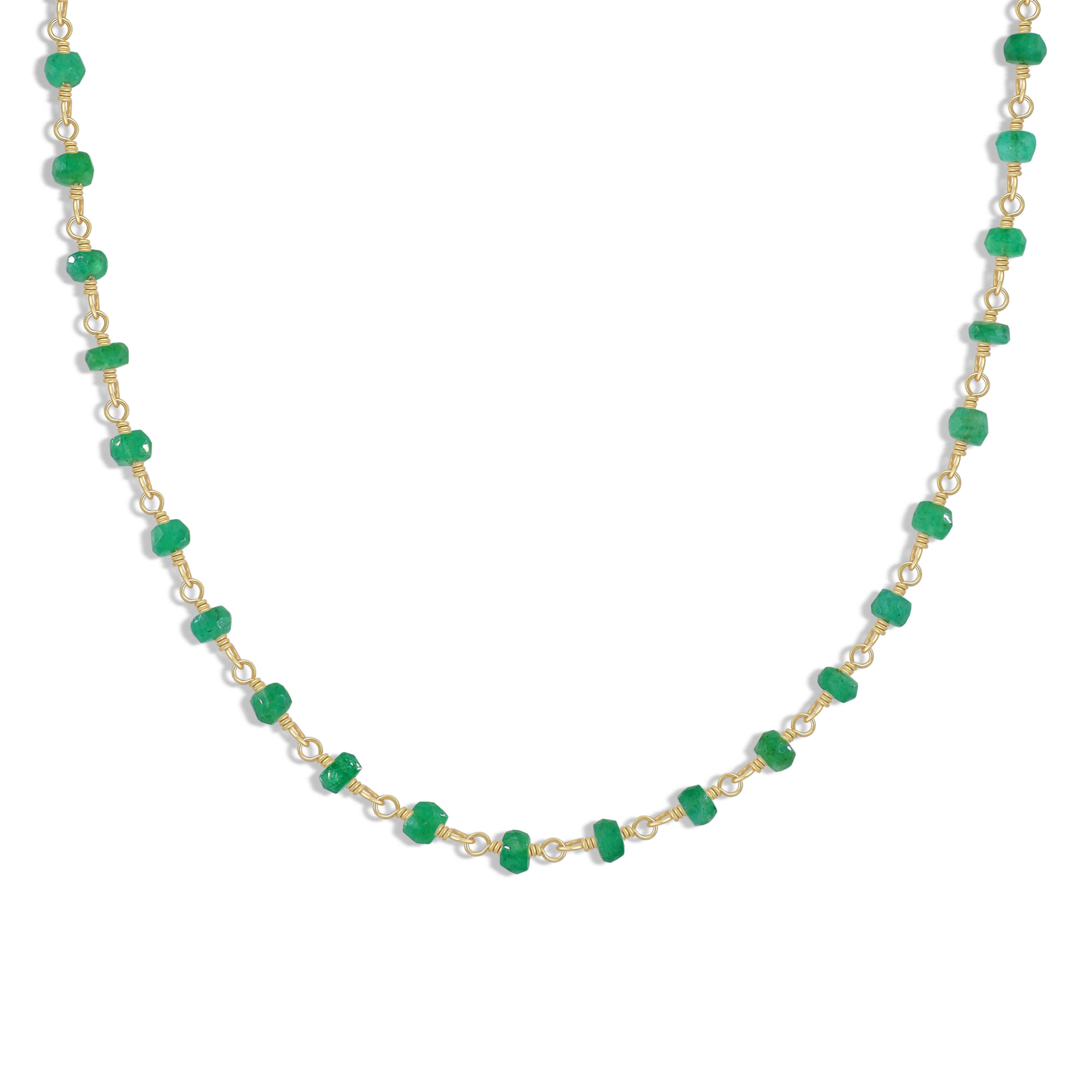 Emerald Beads Necklace 