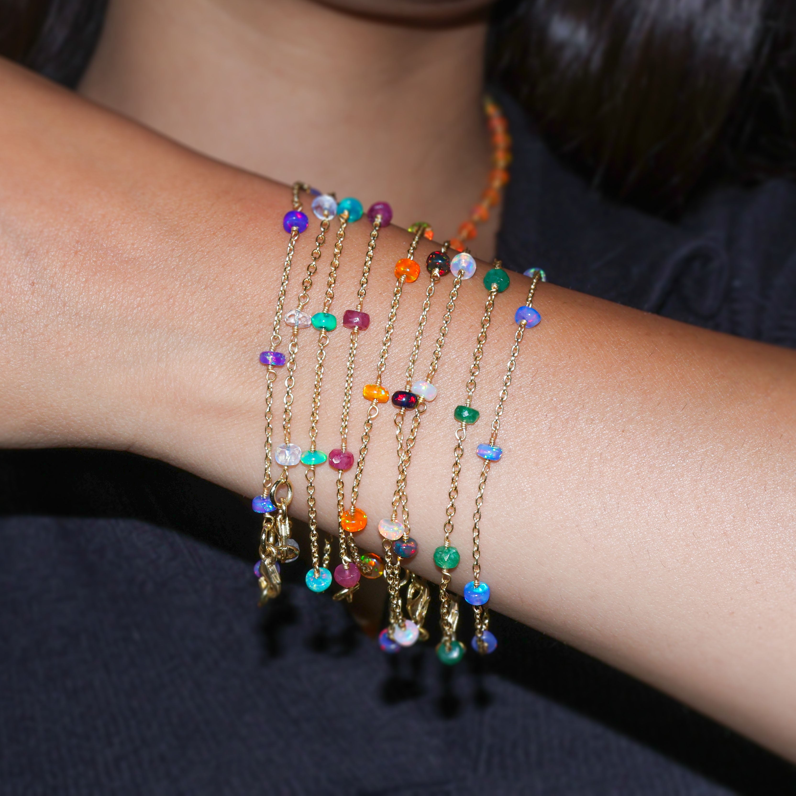 Gemstone Beaded Bracelets