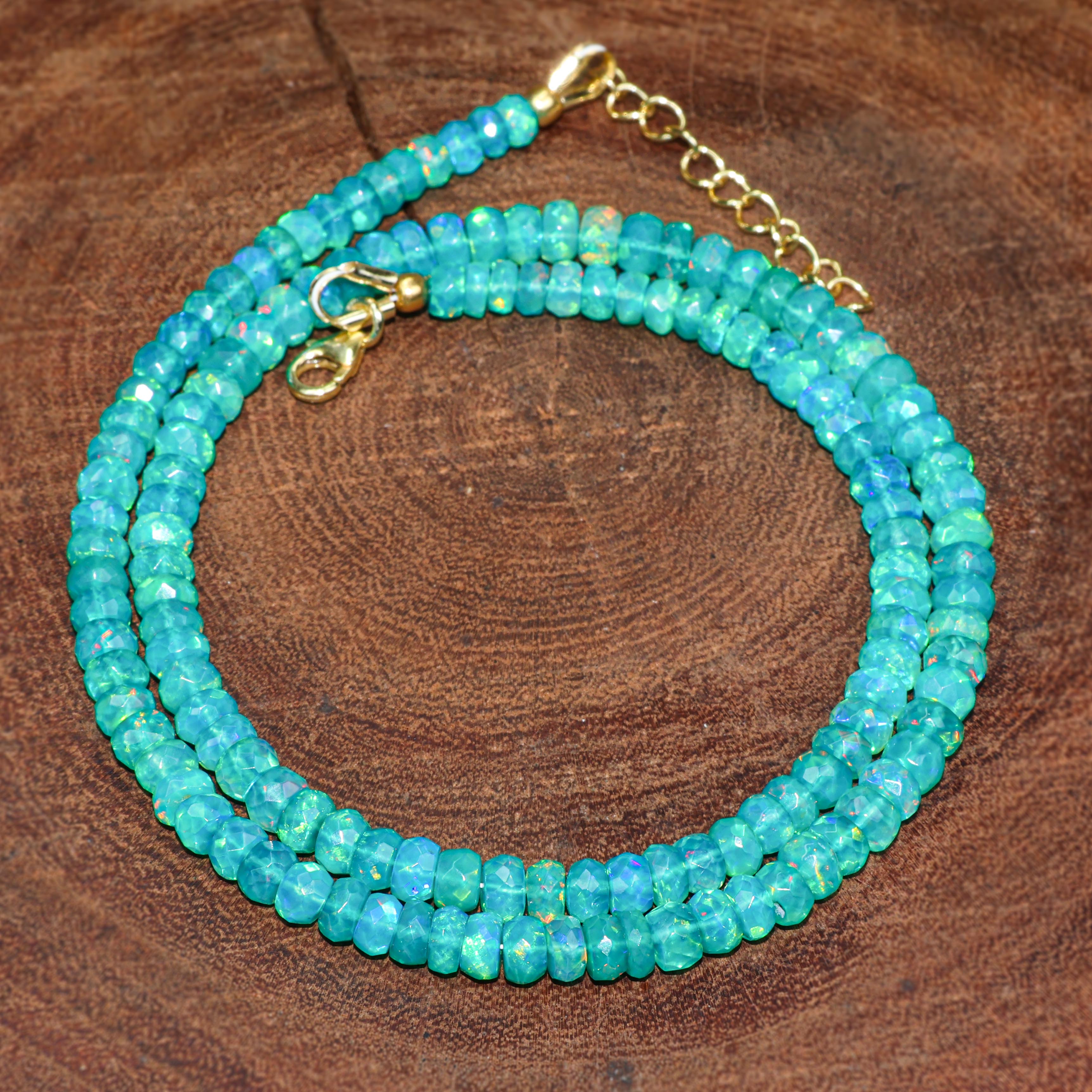 GREEN OPAL NECKLACE