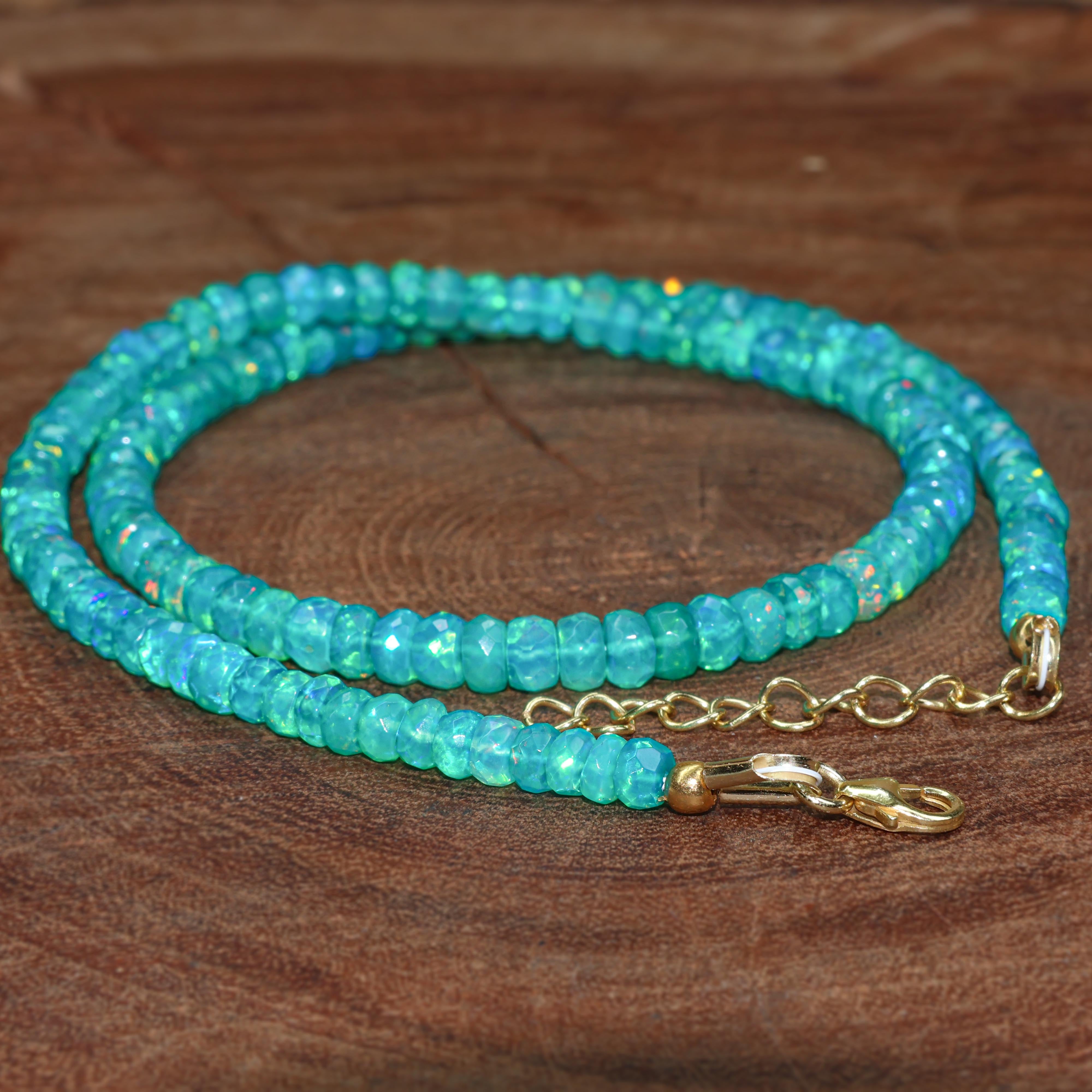 GREEN OPAL NECKLACE