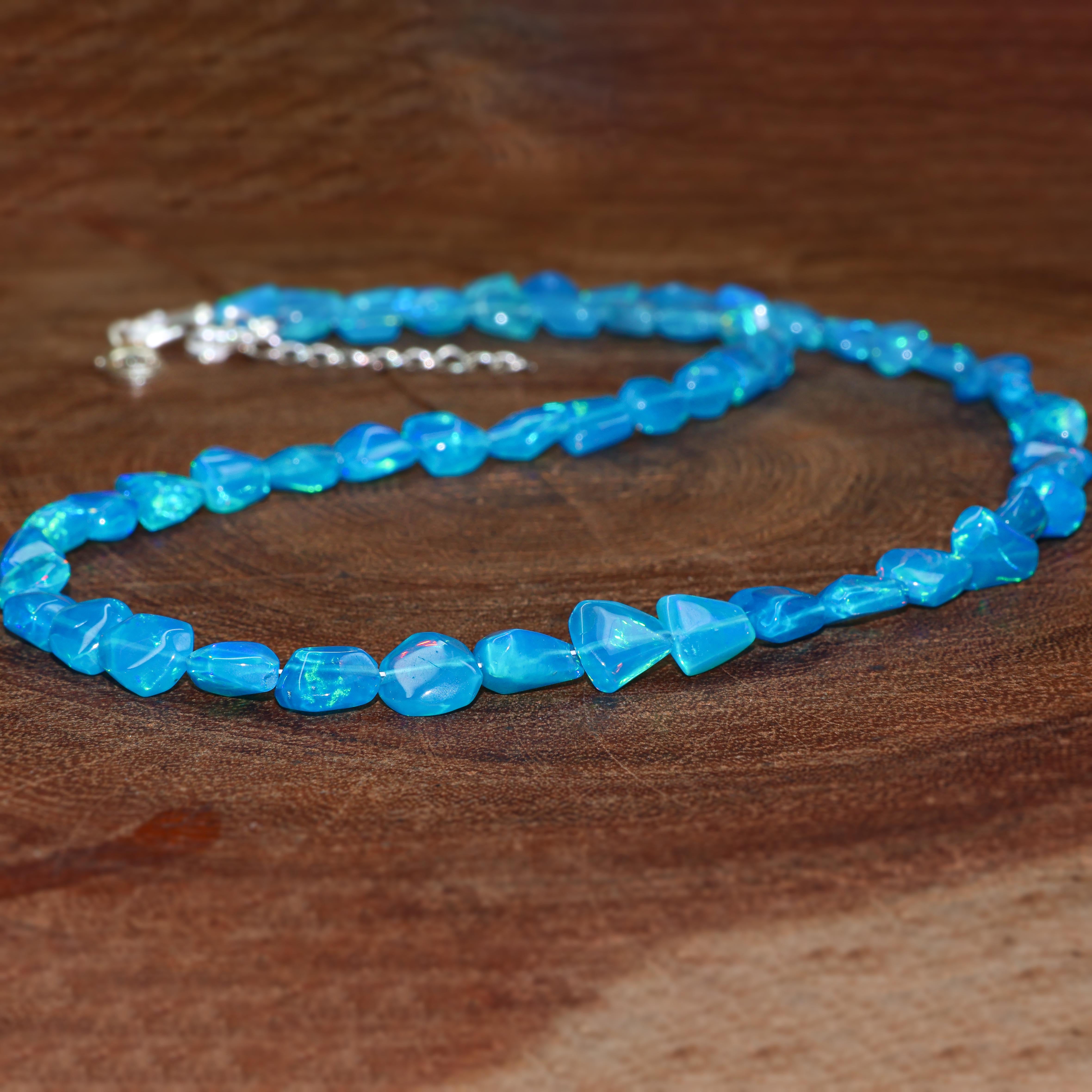 TUMBLE PARAIBA NECKLACE