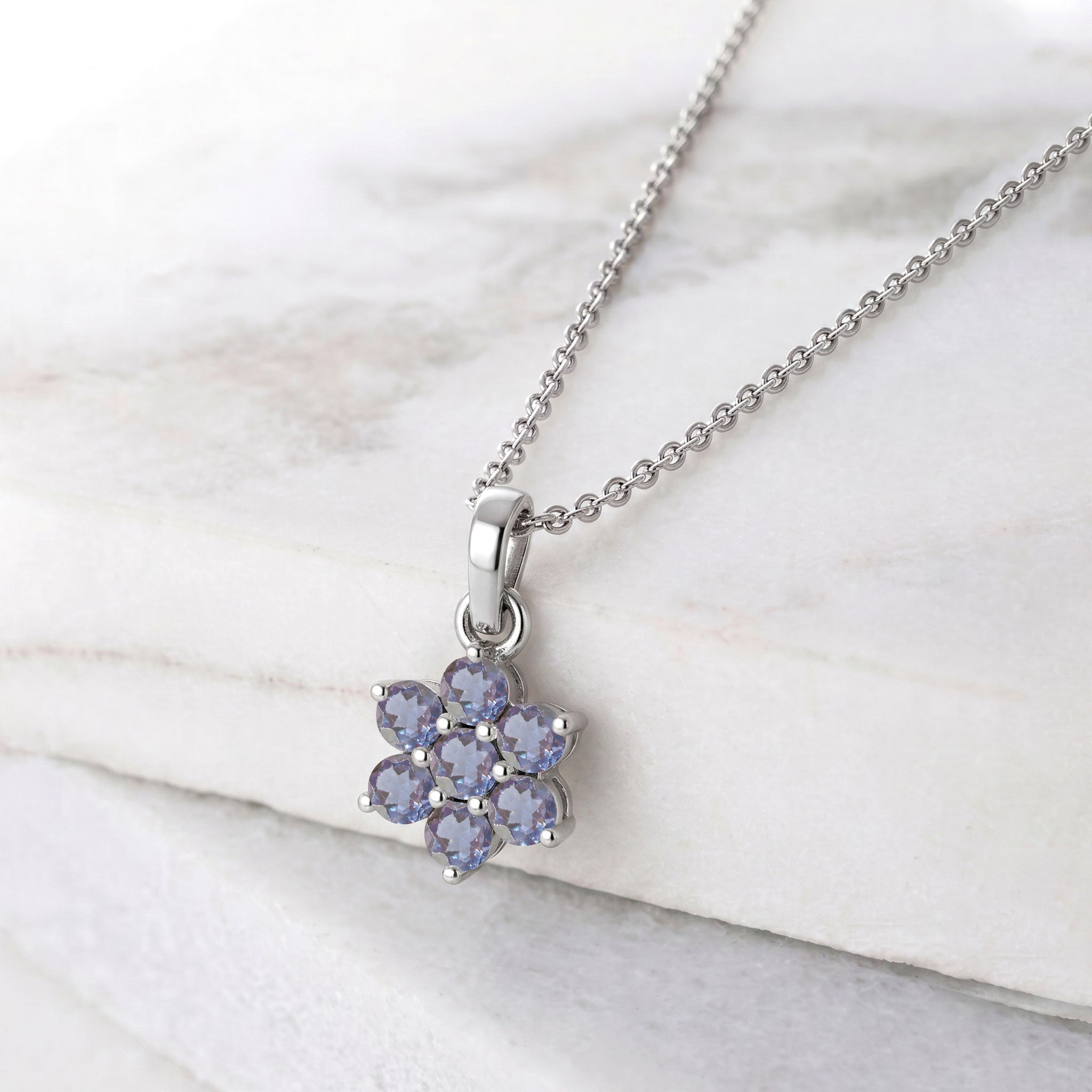 Dainty Alexandrite birthstone necklace perfect for everyday wear and special occasions
