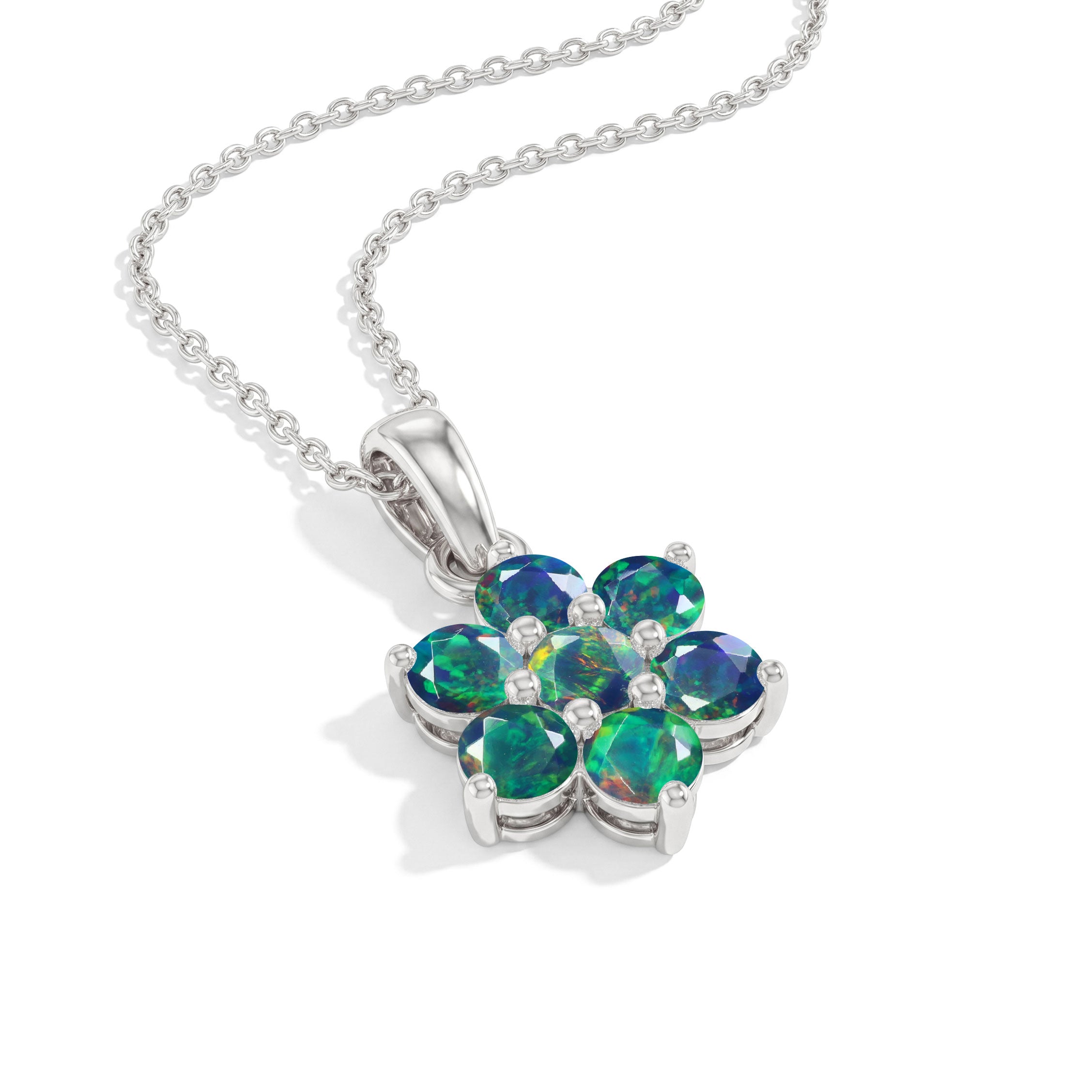 
Beautiful Black Opal pendant necklace for birthdays and anniversary occasions.