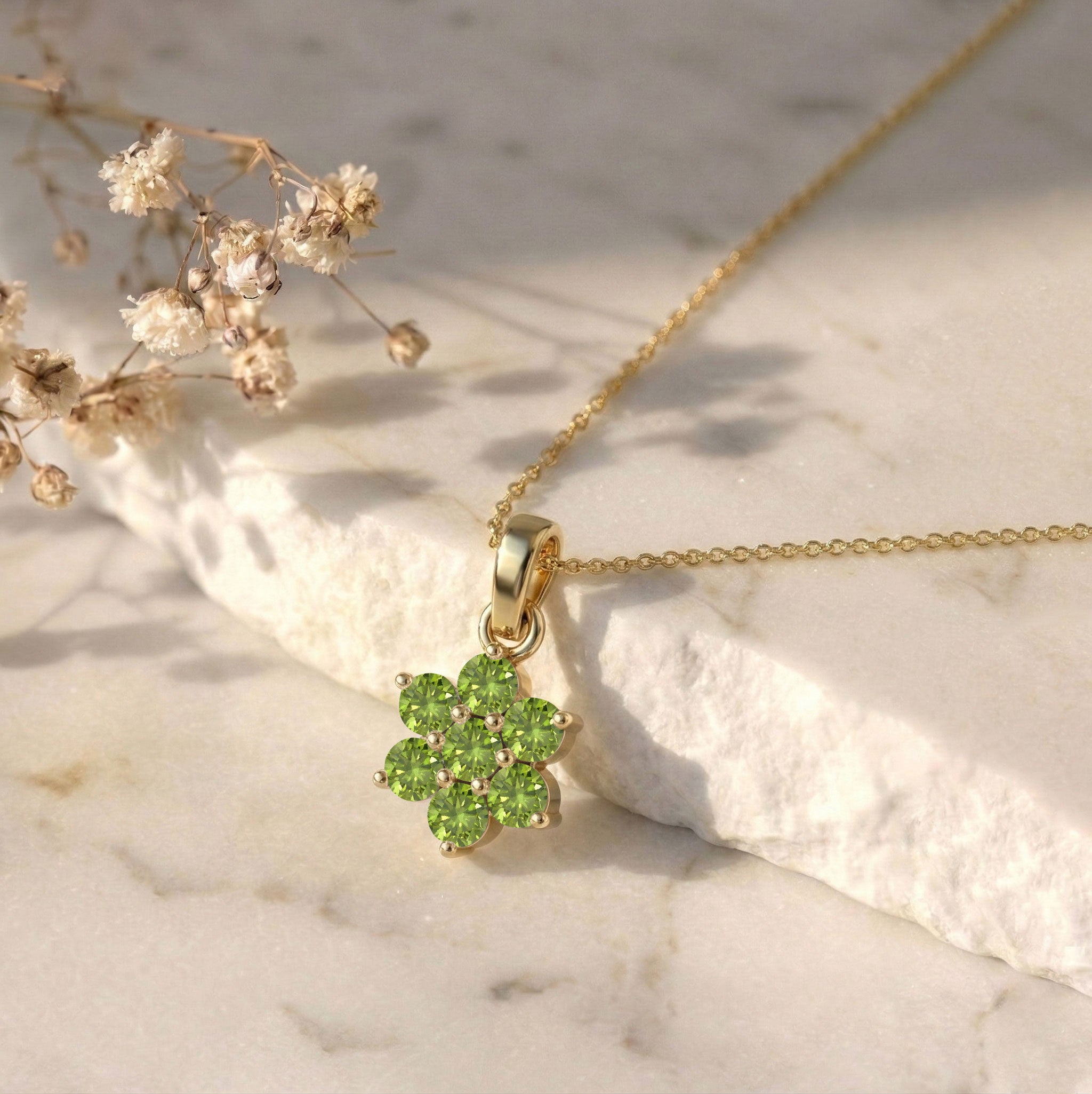 Elegant gemstone pendant necklace for women everyday wear