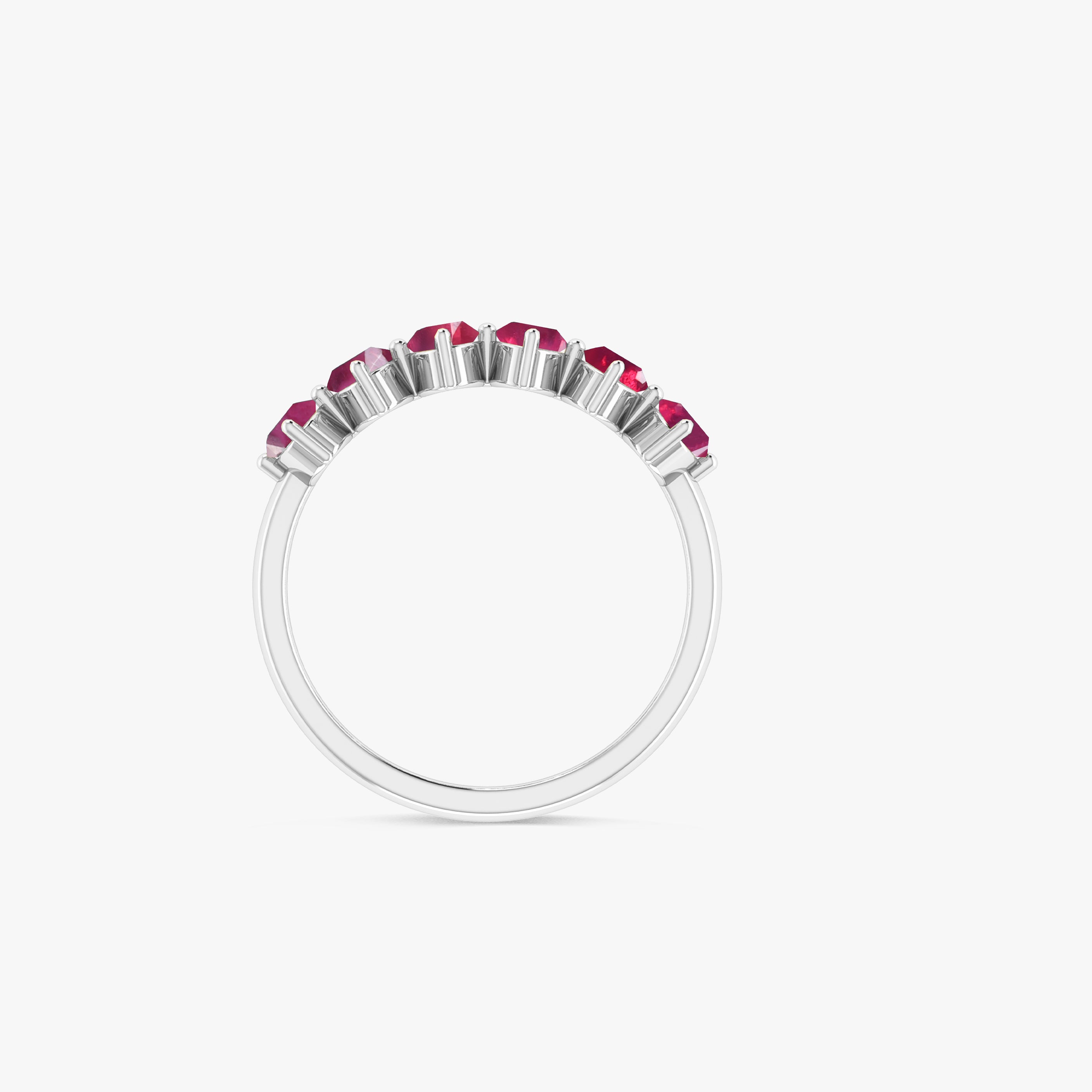 Red Oval Shape Ruby Gemstone Ring