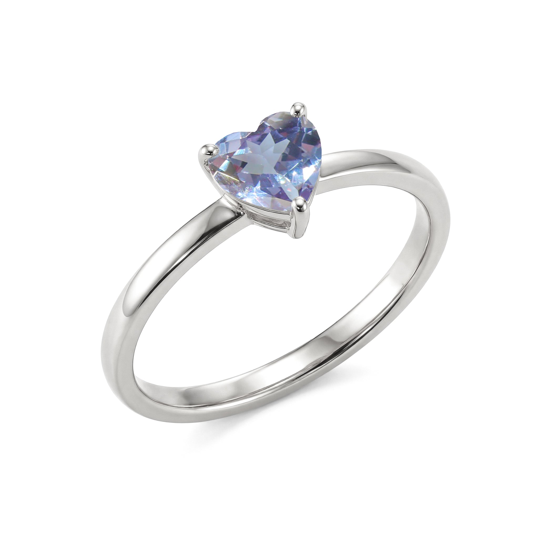 alexandrite heart jewelry, handcrafted solitaire ring, elegant gemstone accessory, women's promise jewelry, artisan craftsmanship, birthday jewelry gift, anniversary surprise, fine jewelry collection, polished elegance, timeless fashion, premium gemstone ring, sophisticated accessory, romantic keepsake, heart gemstone, everyday wear