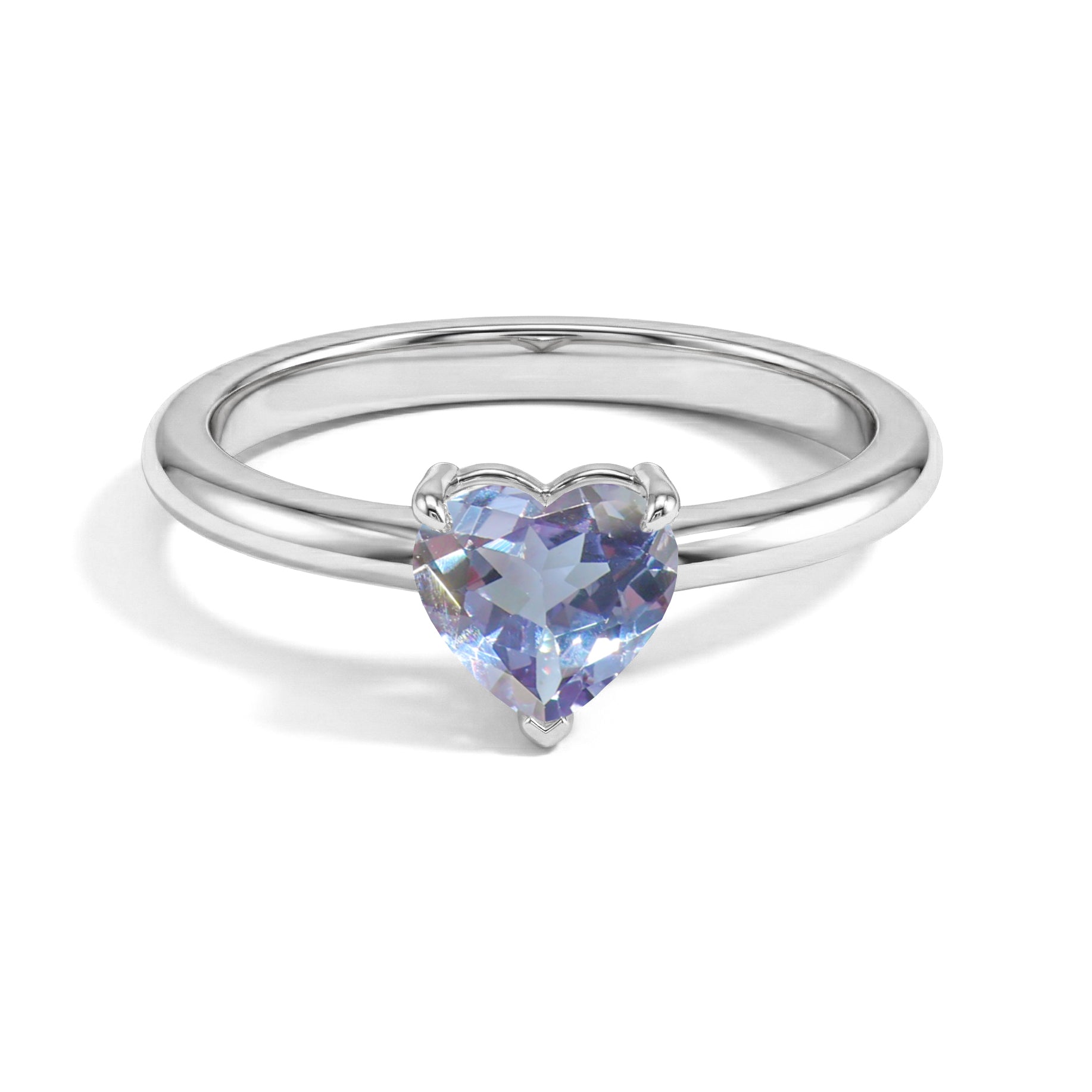 alexandrite heart ring, lab alexandrite jewelry, heart cut gemstone ring, solitaire gemstone jewelry, handcrafted ring, elegant women's jewelry, june birthstone jewelry, promise ring, anniversary gift, romantic jewelry, fine gemstone ring, minimalist style, heart solitaire, everyday jewelry, timeless design