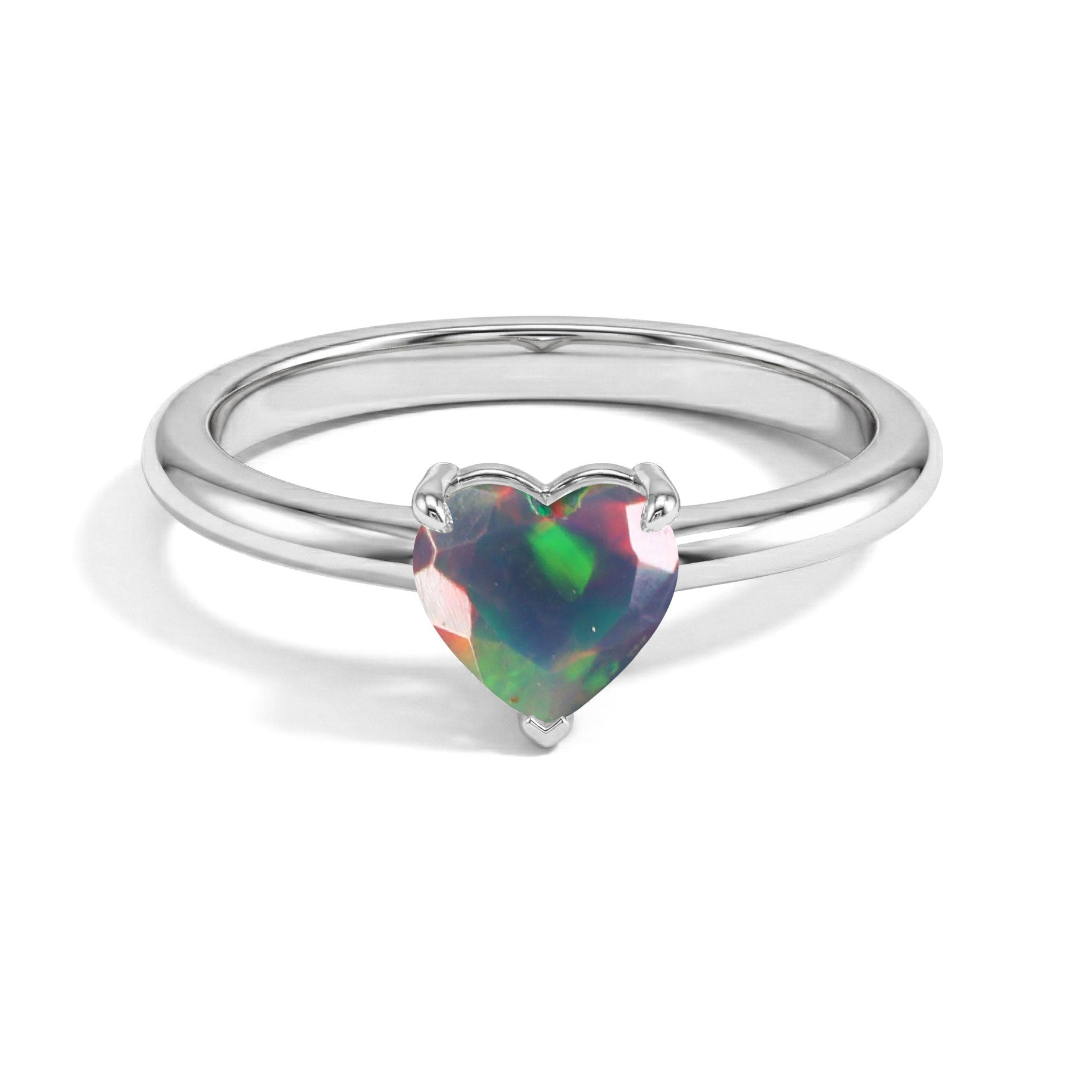 black opal heart ring, natural black opal, heart solitaire ring, 925 sterling silver ring, yellow gold filled option, heart gemstone jewelry, minimalist ring, promise ring, elegant jewelry, gift for her, colorful opal, fine jewelry, dainty ring, handmade jewelry, women's ring