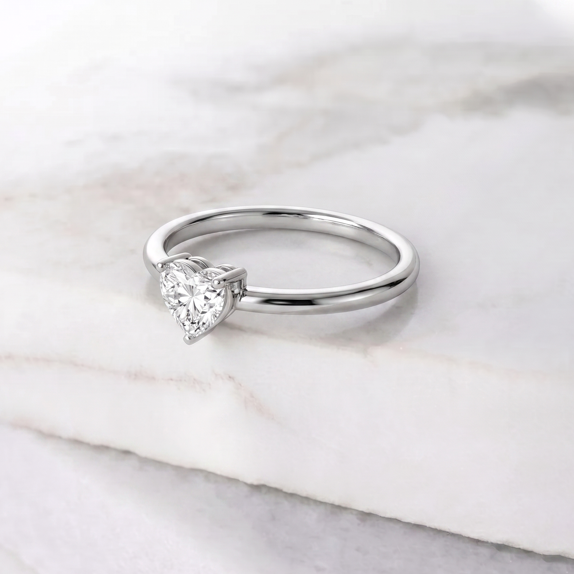 sparkling moissanite gemstone, heart cut jewelry, handcrafted luxury ring, elegant solitaire jewelry, women's fine accessory, polished sterling silver jewelry, meaningful promise ring, timeless style, delicate fashion jewelry, artisan design, premium gemstone, refined craftsmanship, romantic keepsake, sophisticated elegance, luxury ring