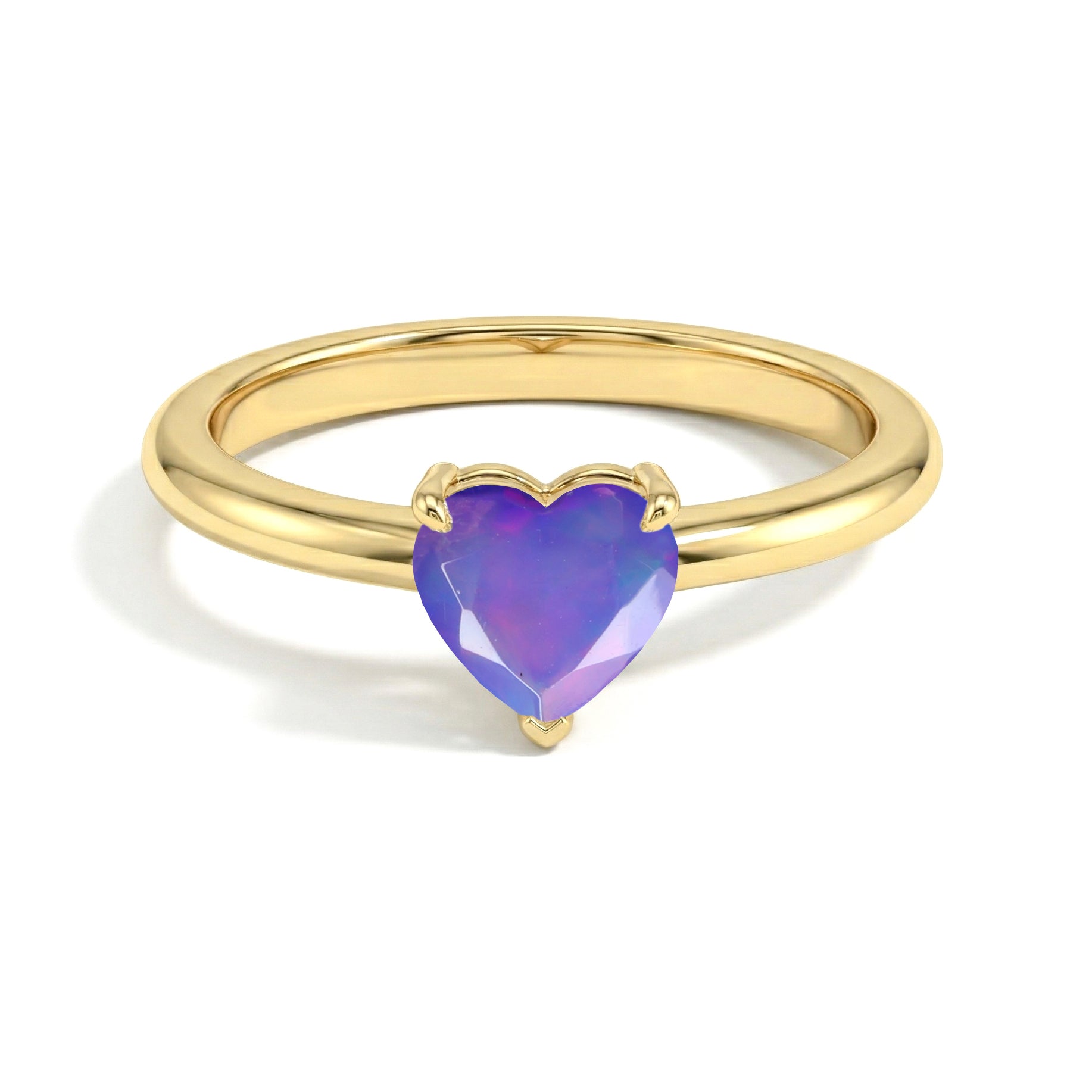 heart cut gemstone accessory, lavender opal jewelry collection, women's elegant ring, handcrafted artisan jewelry, premium gemstone design, romantic fashion accessory, sophisticated jewelry gift, timeless ring style, fine gemstone craftsmanship, luxury jewelry collection, everyday elegance, polished jewelry, feminine ring, meaningful keepsake, fashion accessory