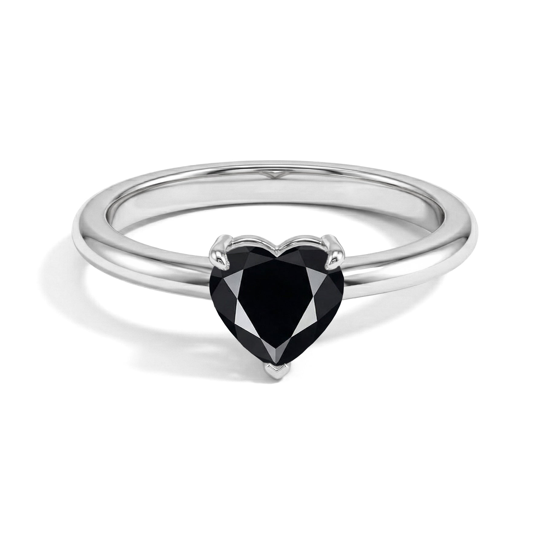 natural black onyx heart ring, black onyx solitaire ring, heart cut black onyx, 5 mm heart gemstone, natural black gemstone jewelry, 925 sterling silver ring, yellow gold filled ring, promise ring for women, heart gemstone gift, minimalist jewelry, anniversary ring, handmade fine jewelry, elegant everyday ring, black heart jewelry, women's gemstone ring