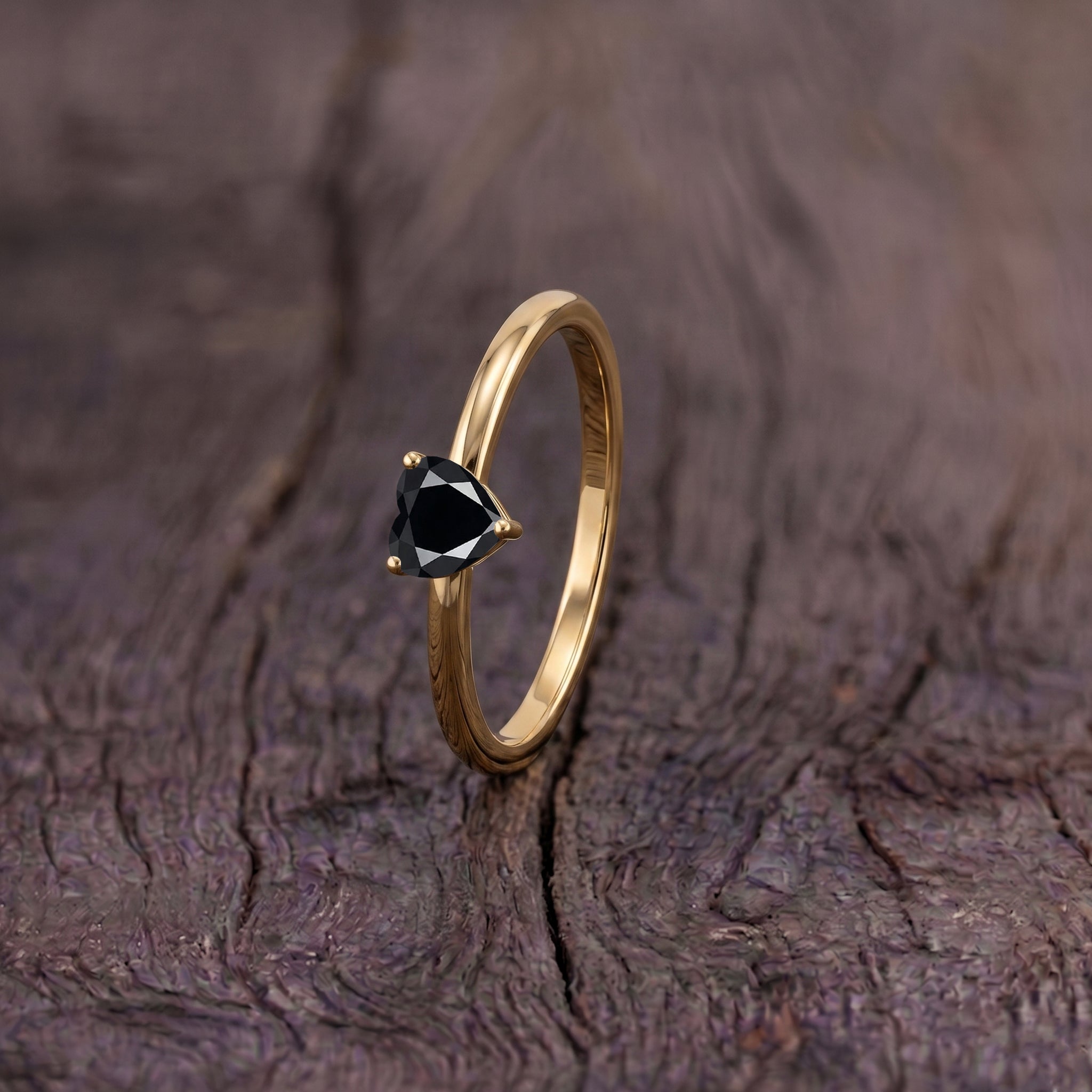 black onyx heart solitaire jewelry, natural gemstone accessory, artisan handcrafted ring, women's elegant jewelry, timeless black gemstone, minimalist promise ring, anniversary jewelry gift, fine gemstone ring, classic heart jewelry, everyday elegance, sophisticated jewelry, romantic accessory, gemstone fashion, luxury fine jewelry, handcrafted design