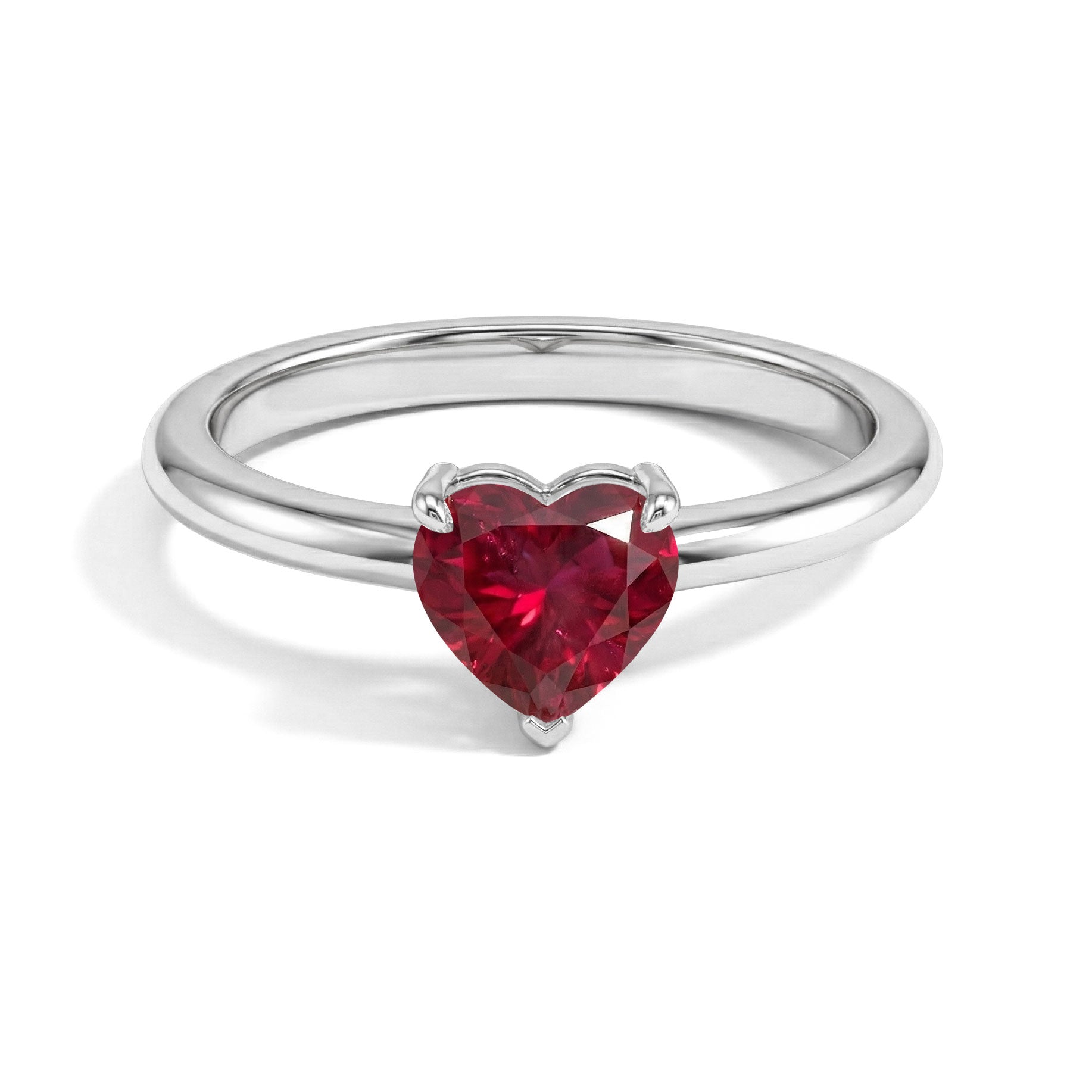 natural ruby heart ring, heart cut ruby solitaire, july birthstone jewelry, ruby engagement ring, sterling silver ring, yellow gold filled ring, red gemstone ring, women's ruby jewelry, minimalist heart ring, romantic promise ring, elegant gemstone gift, fine jewelry