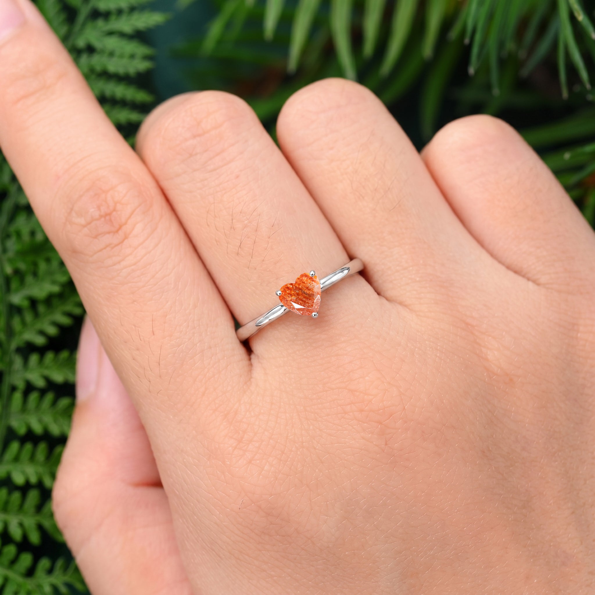 heart cut sunstone gemstone, solitaire fashion ring, women's elegant jewelry, artisan handcrafted ring, gemstone accessory, fine jewelry gift, birthday jewelry, promise ring, delicate jewelry, premium craftsmanship, everyday ring, timeless design, jewelry collection, feminine style, gemstone ring