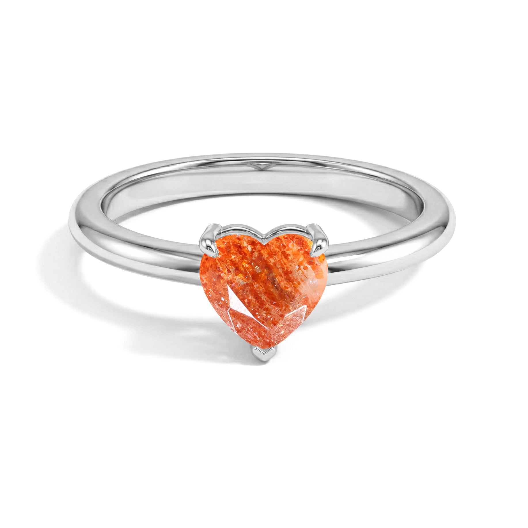 sunstone heart ring, natural sunstone jewelry, heart gemstone ring, solitaire jewelry, women's fine ring, elegant gemstone accessory, anniversary gift, handcrafted jewelry, minimalist ring, romantic jewelry, everyday elegance, timeless jewelry, gemstone fashion, artisan ring, fine jewelry collection