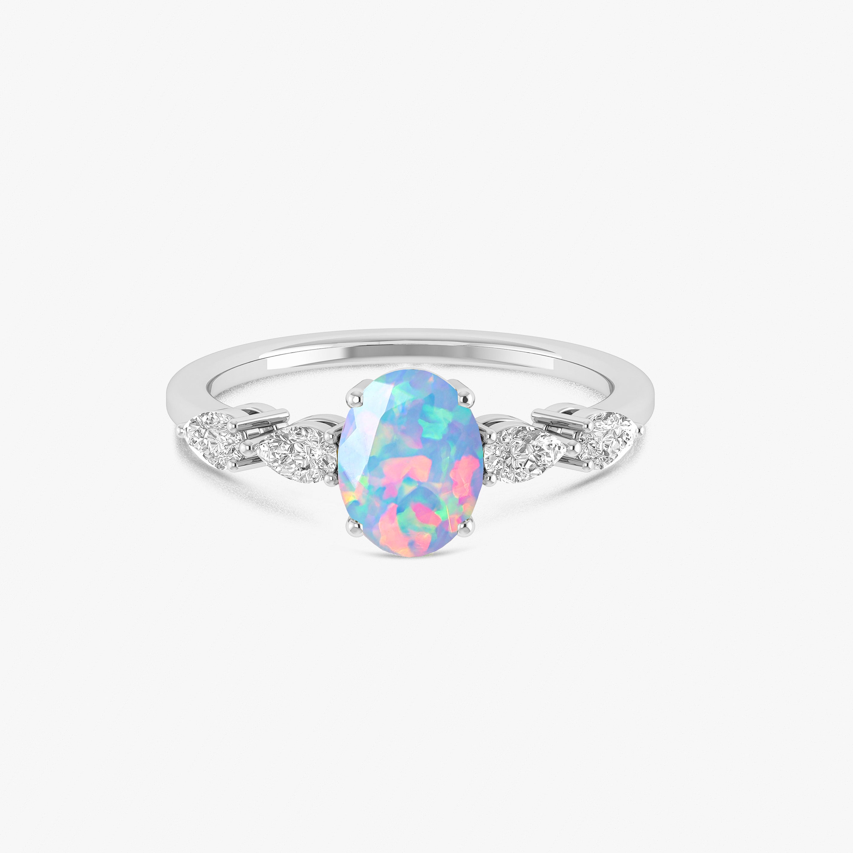 Real Opal Rings