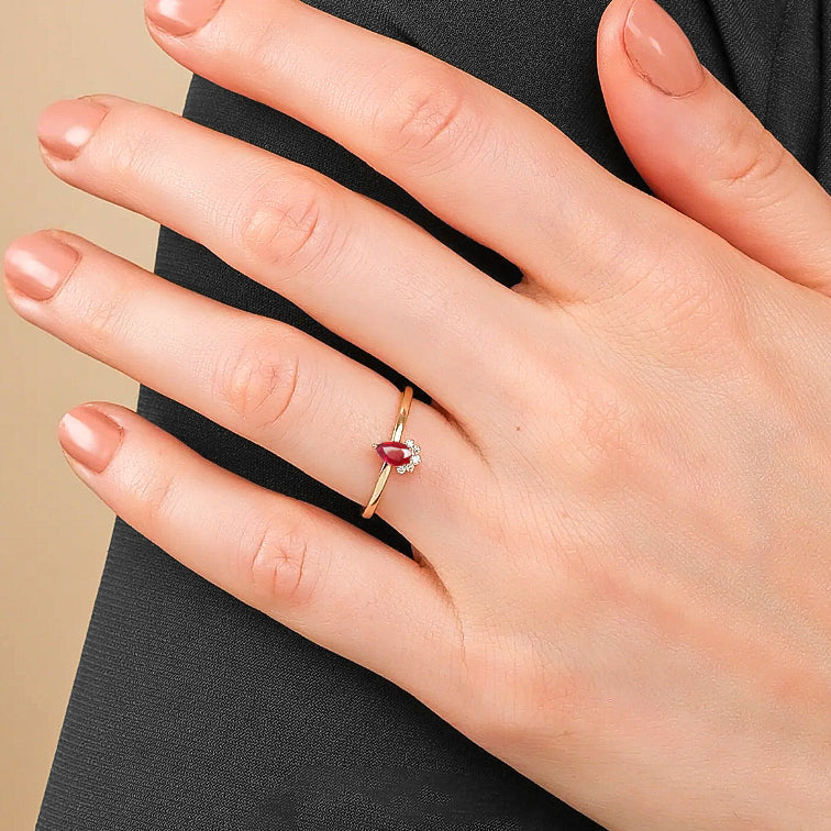 Ruby Gold Ring