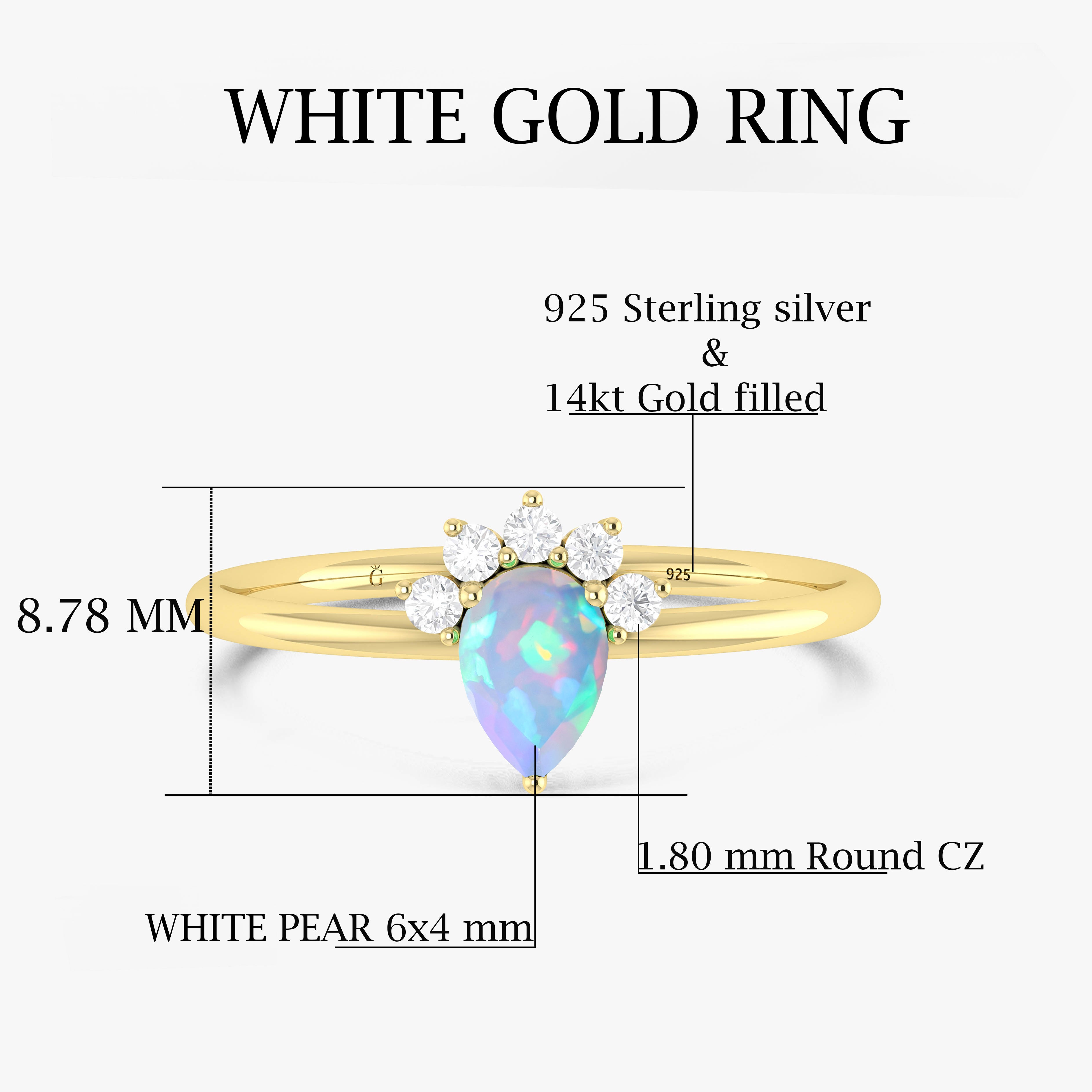 White Gold Ring