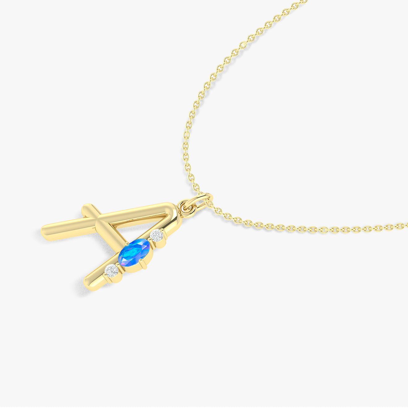 A Initial Necklace