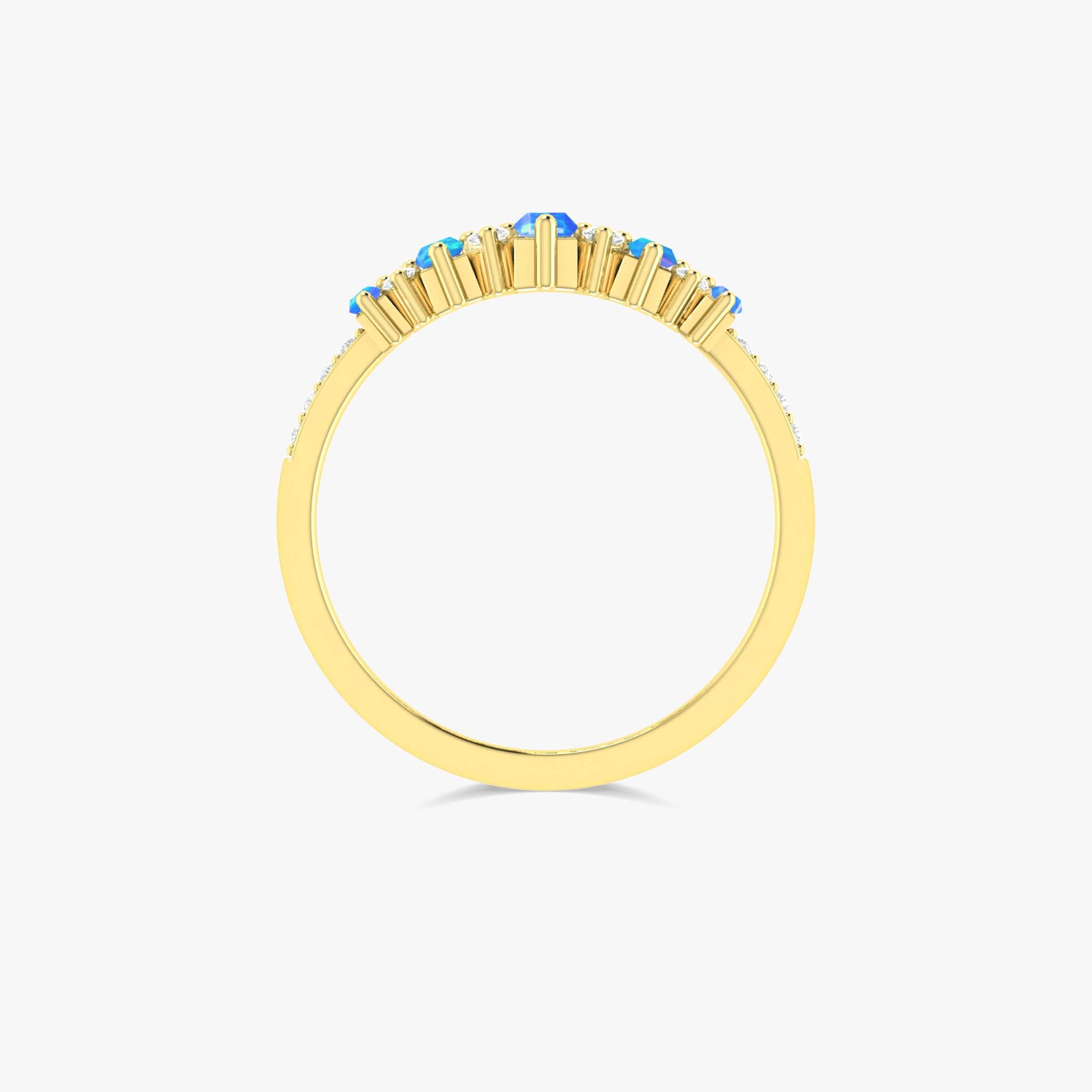 Opal Gold Ring