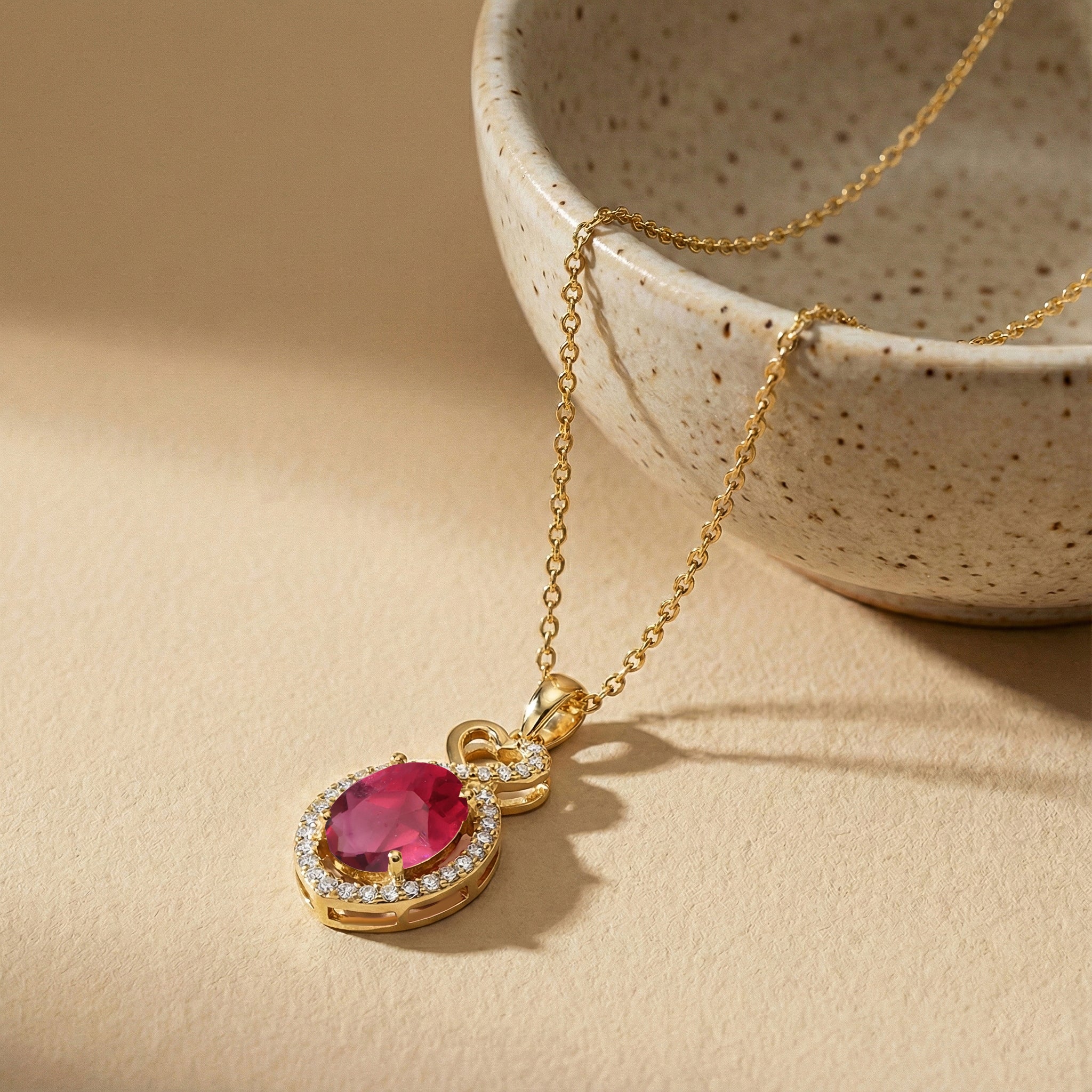 Pink Tourmaline Oval Infinity Twist Heart Pendant Necklace in 925 Sterling Silver 1.2ct