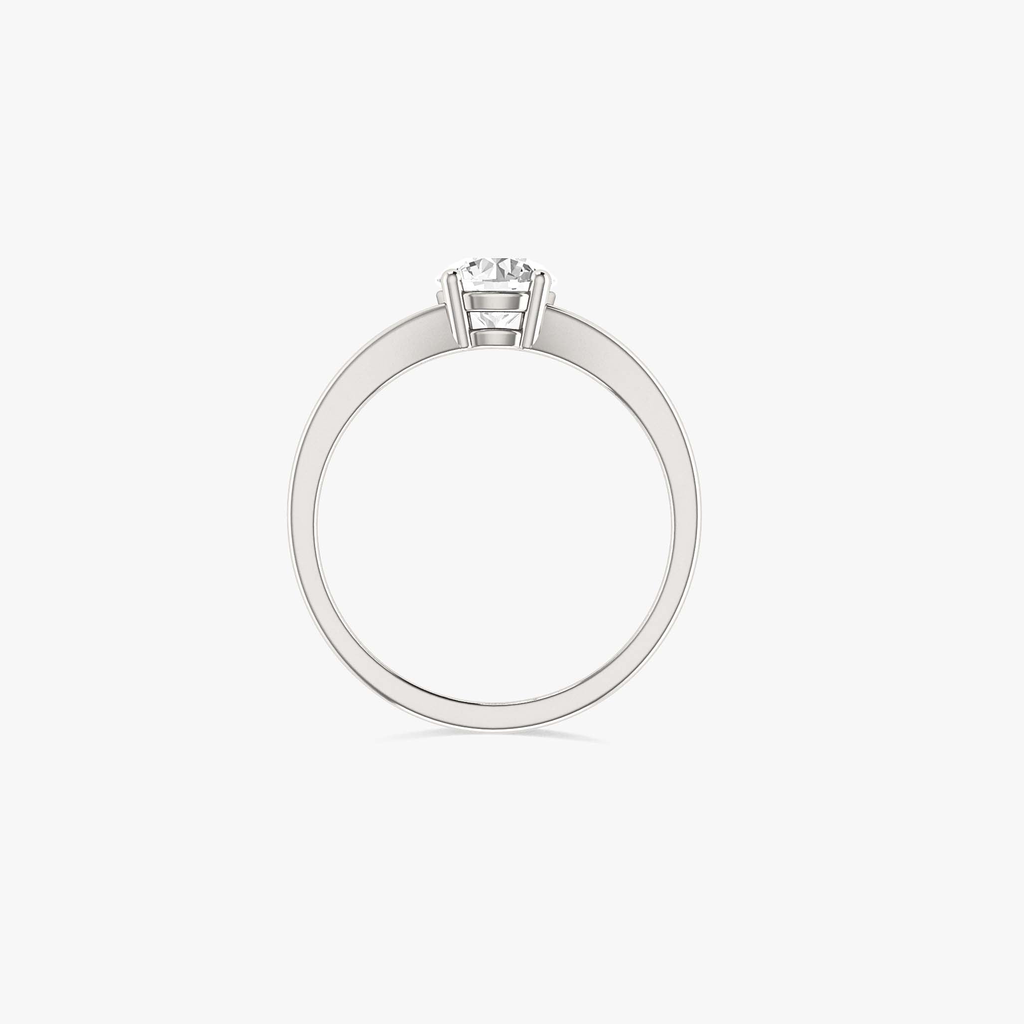 Dainty round Cubic Zirconia Wedding ring