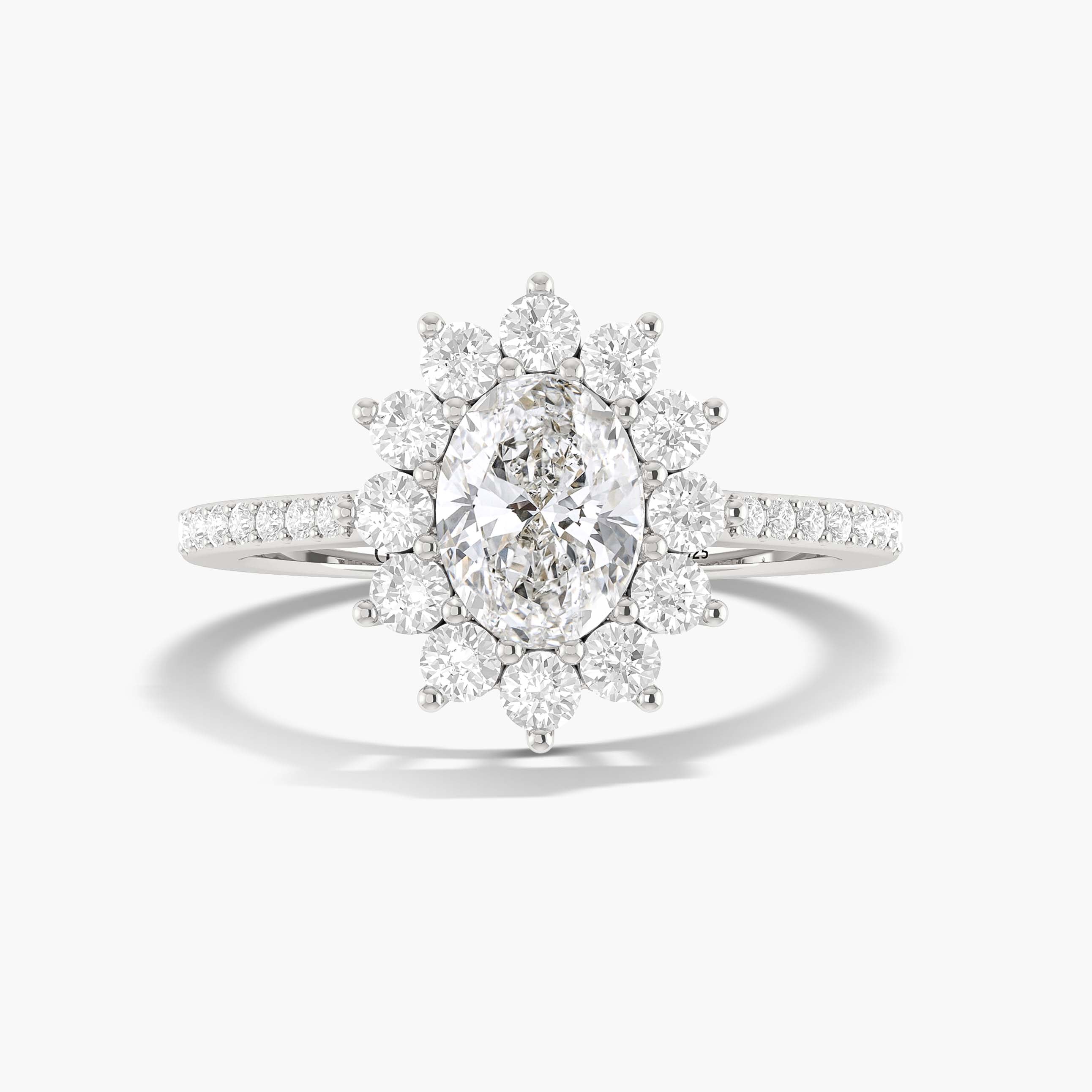 Silver Cubic Zircon
