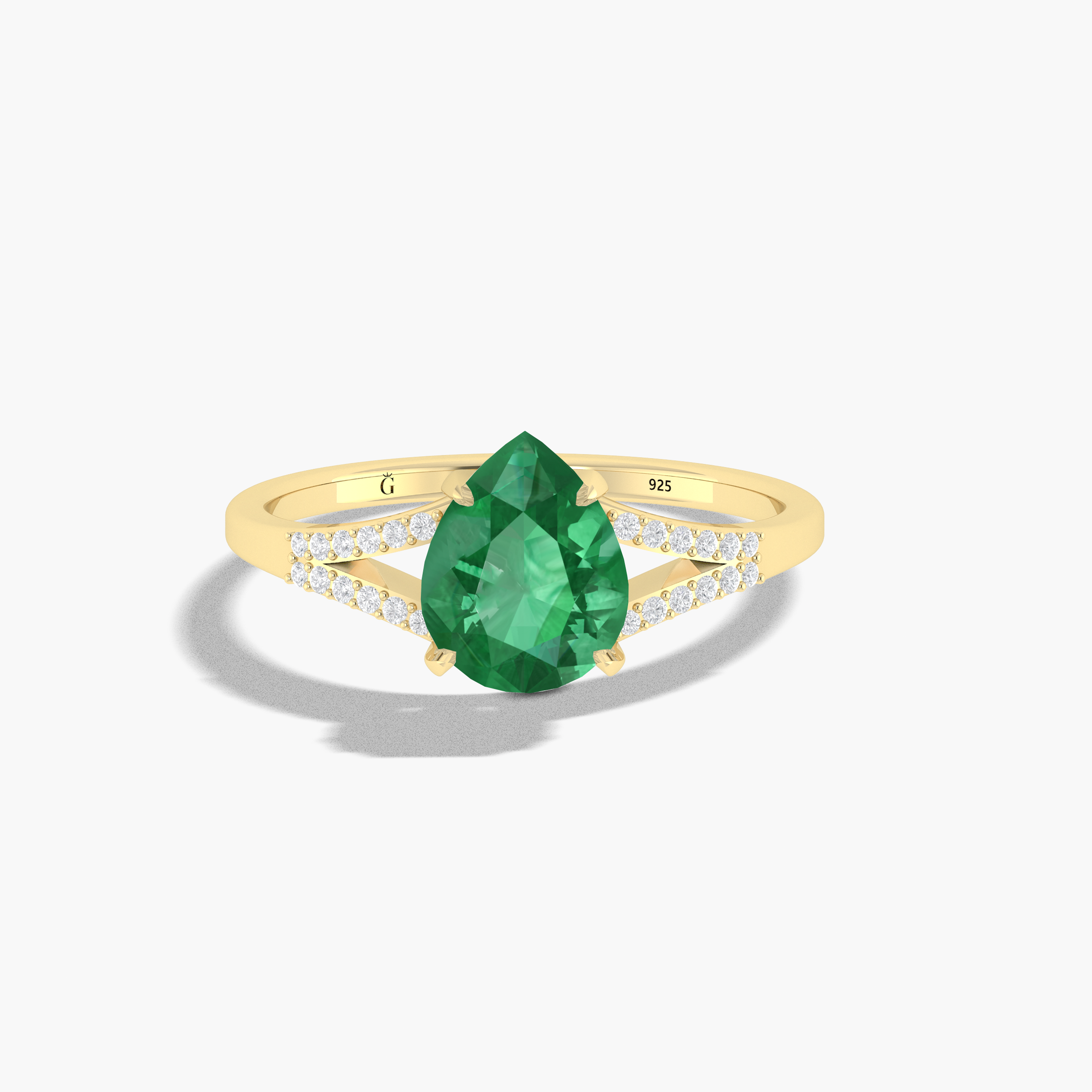 handmade emerald ring