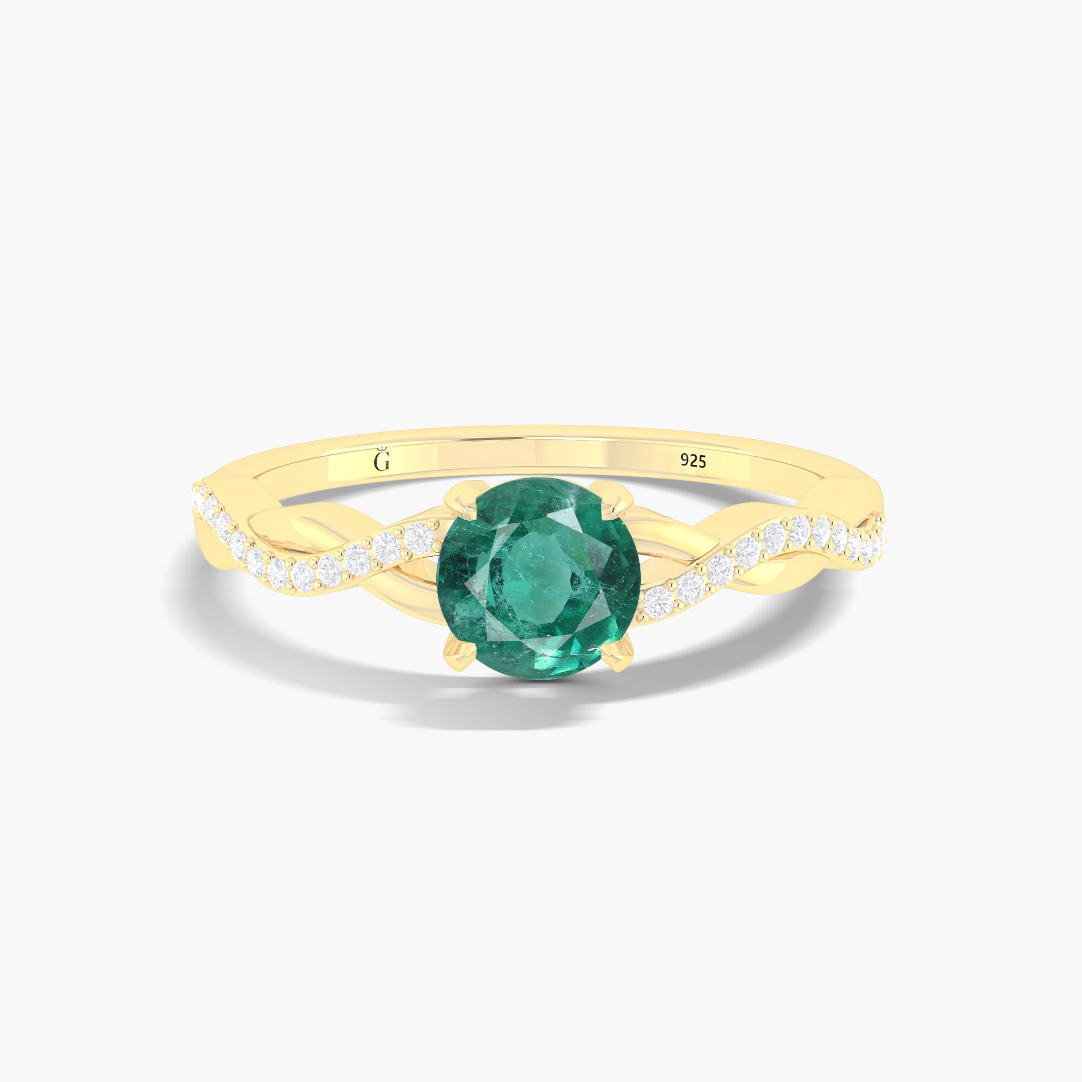 Gold filled Emerald Ring