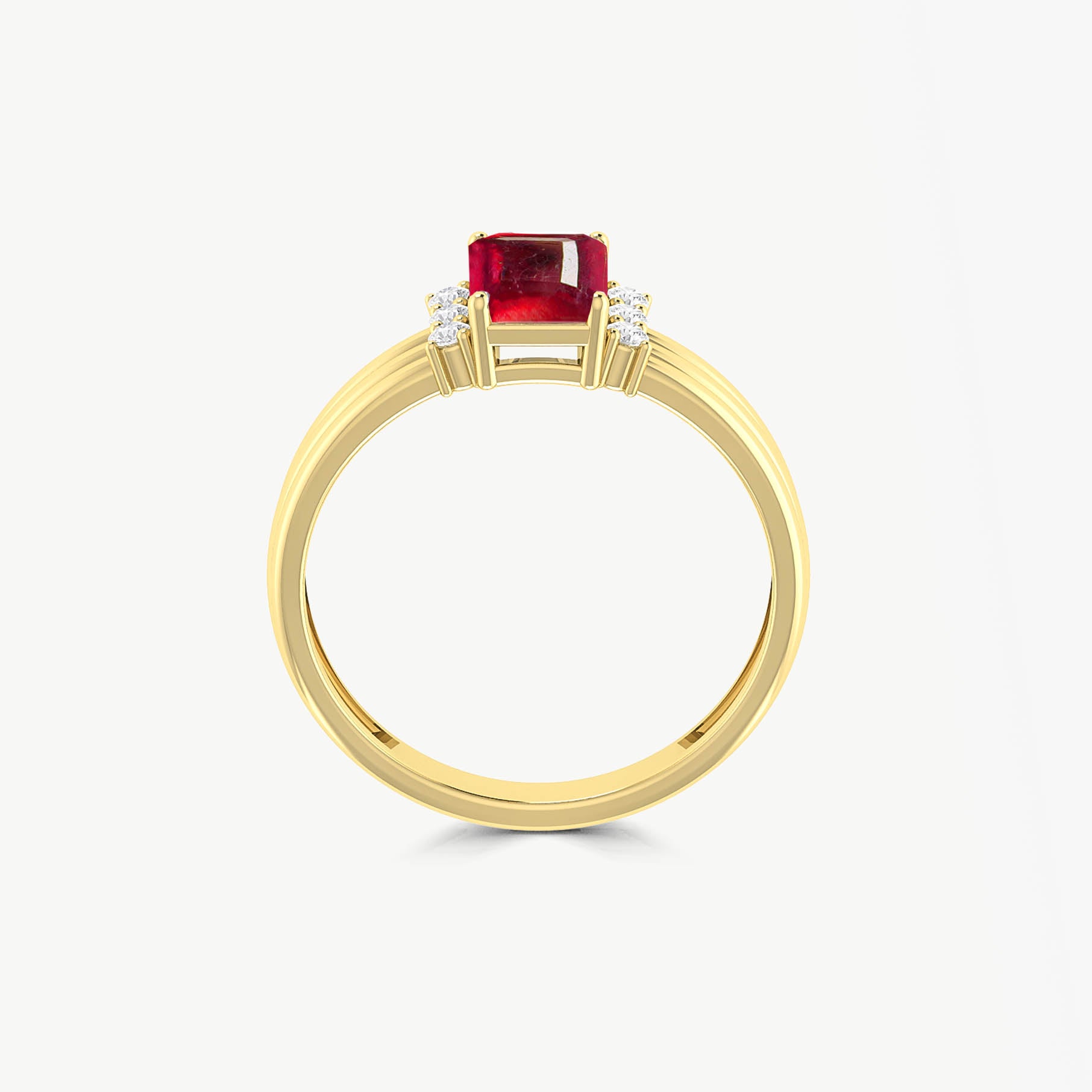 handmade ruby ring