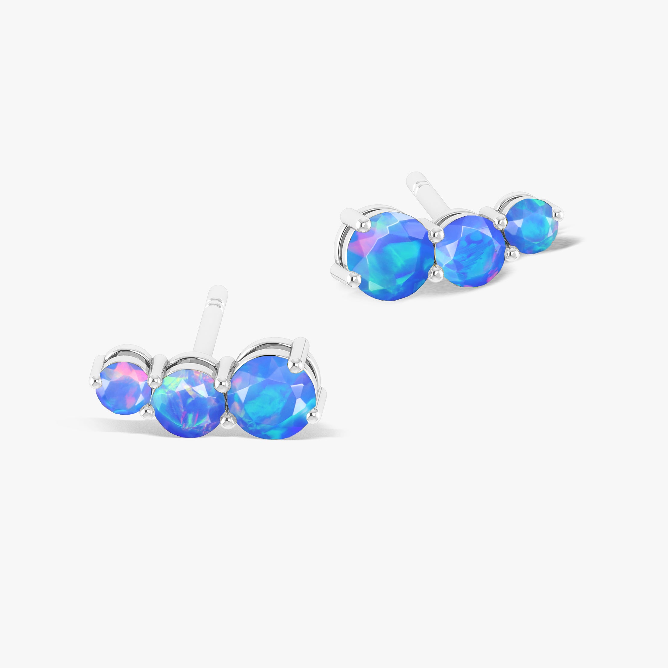 Blue Opal Earring
