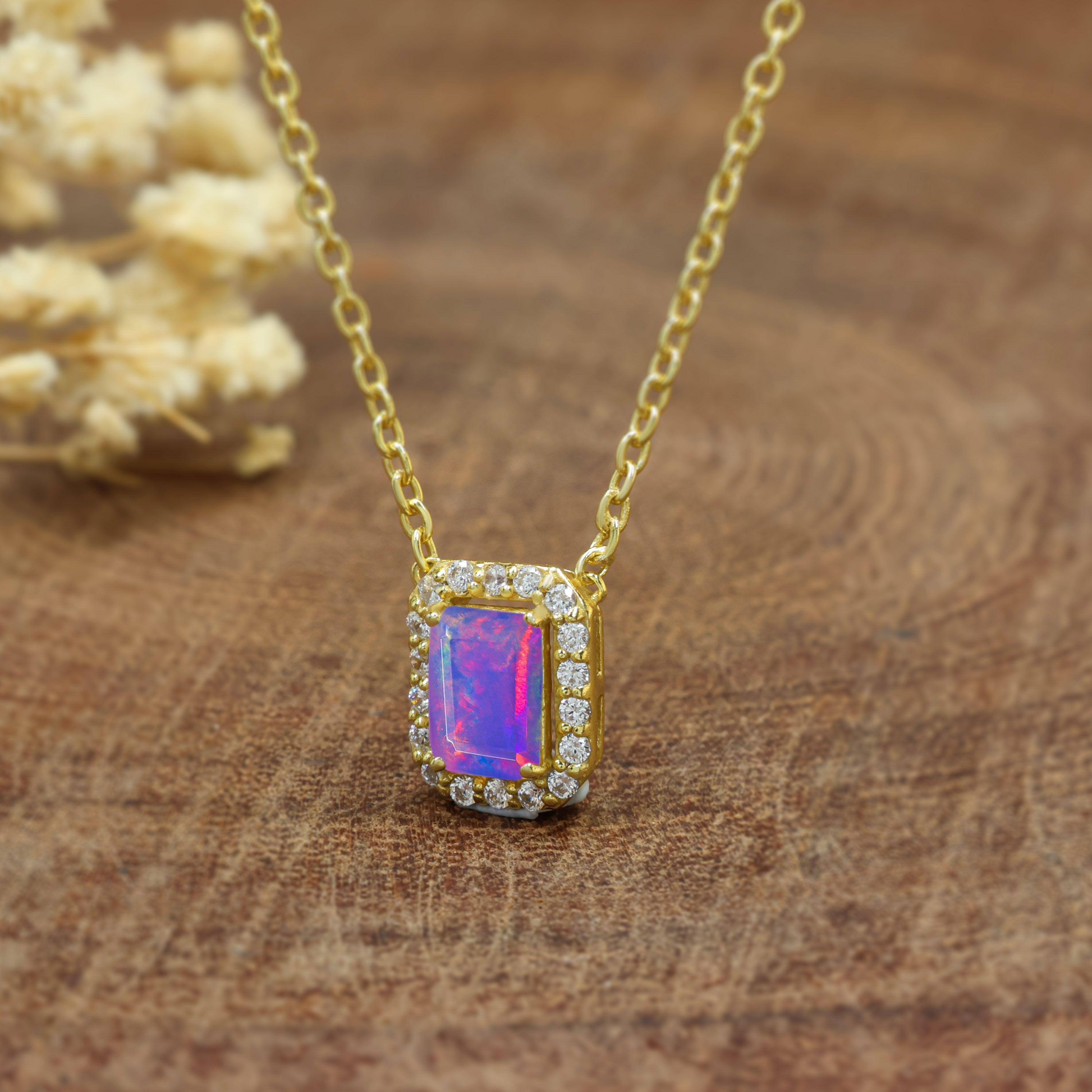 Lavender Opal Necklace3