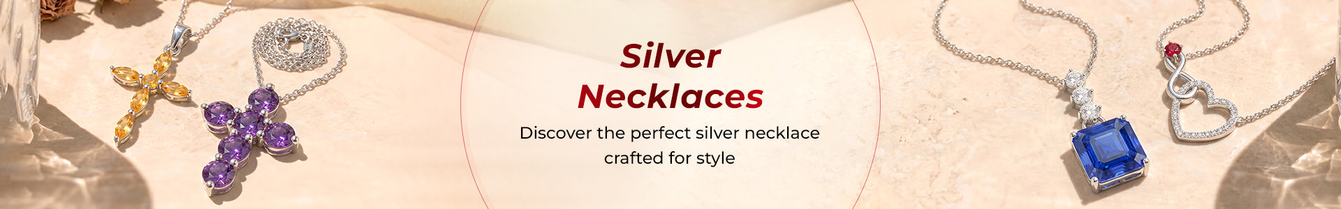 Silver Necklace Banner