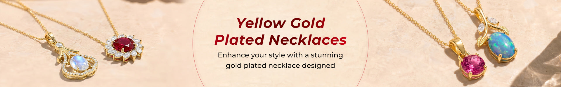 Yellow Gold Plated Necklace