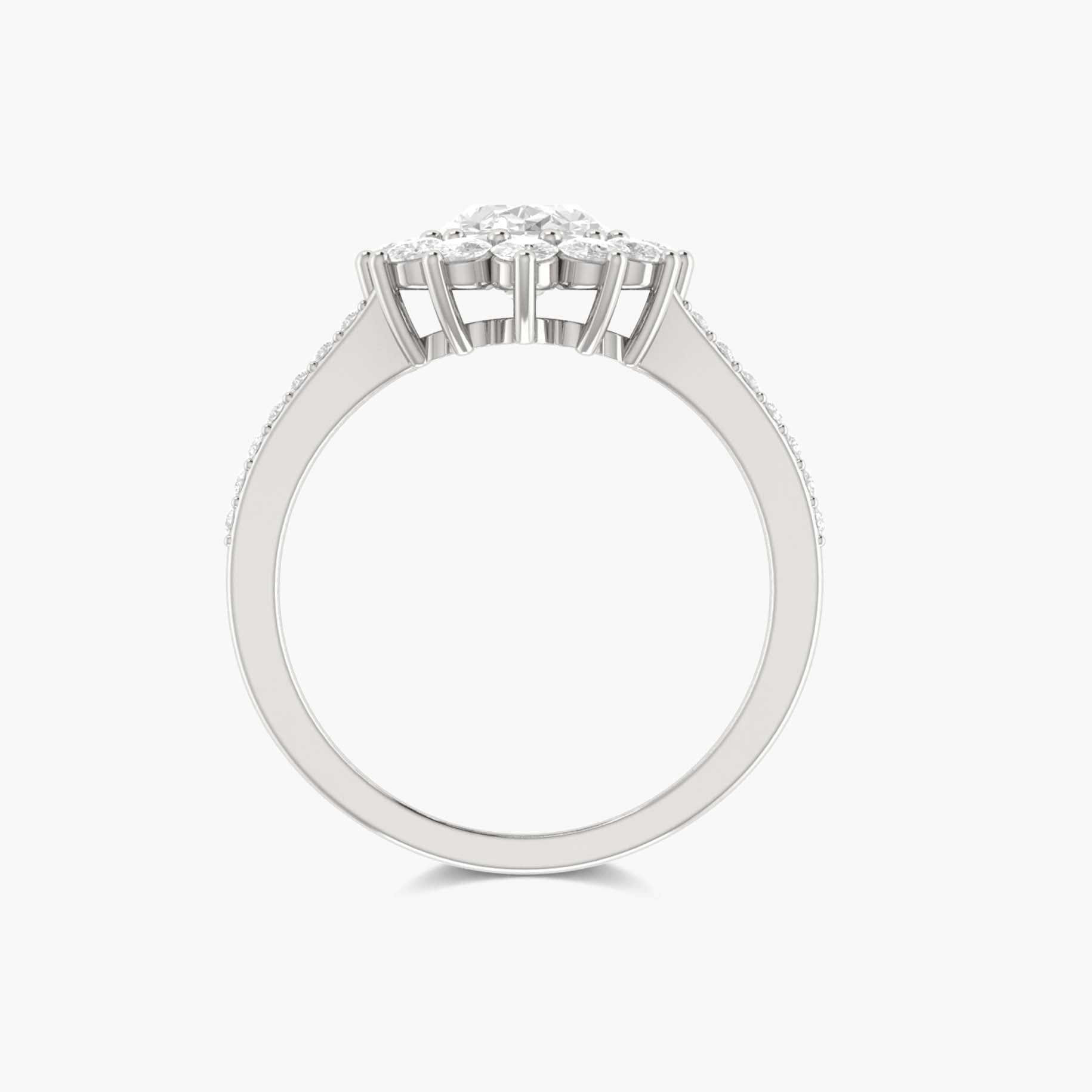 Beautiful sparkle Oval Cubic Zirconia unique design ring - Goodstone Jewels