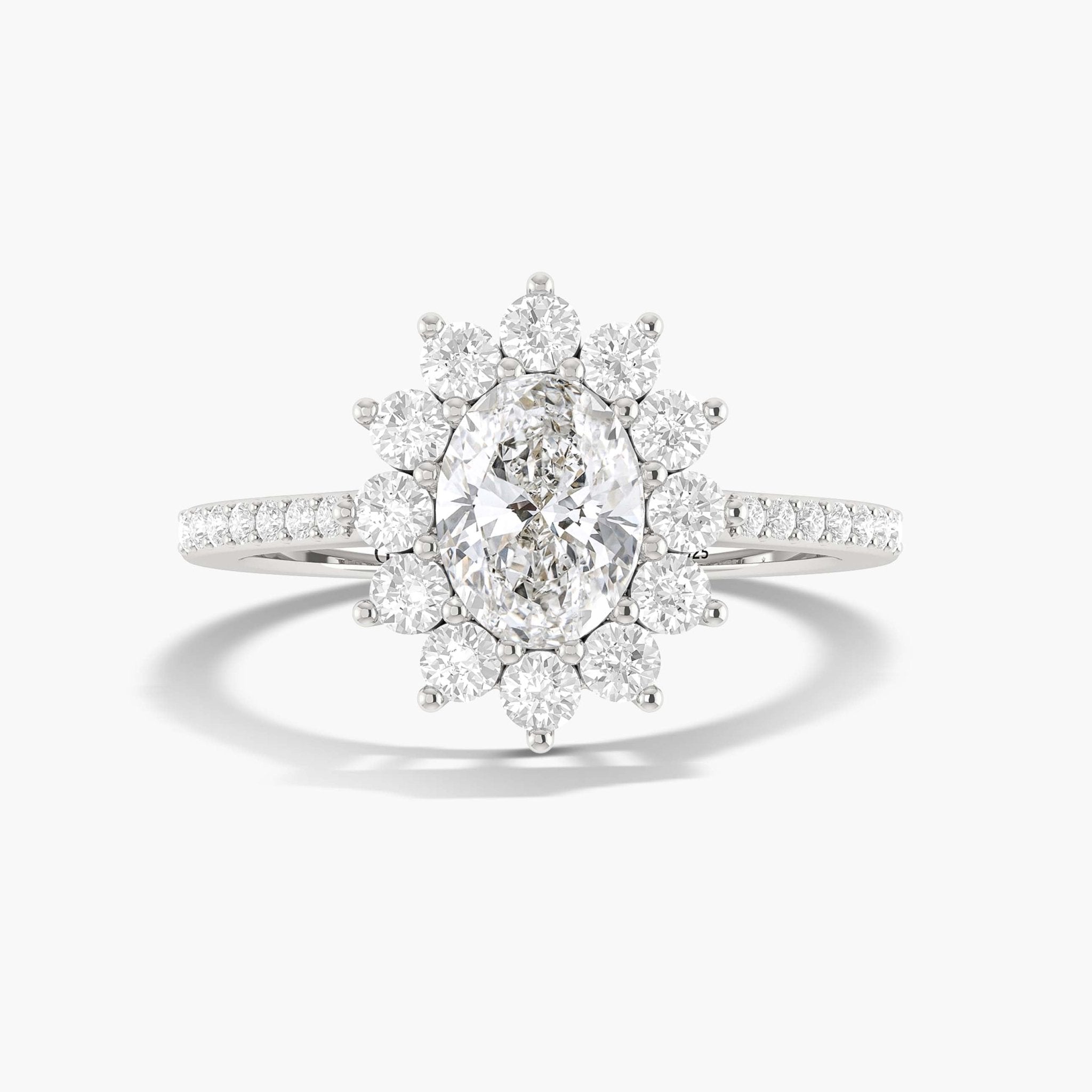 Beautiful sparkle Oval Cubic Zirconia unique design ring - Goodstone Jewels
