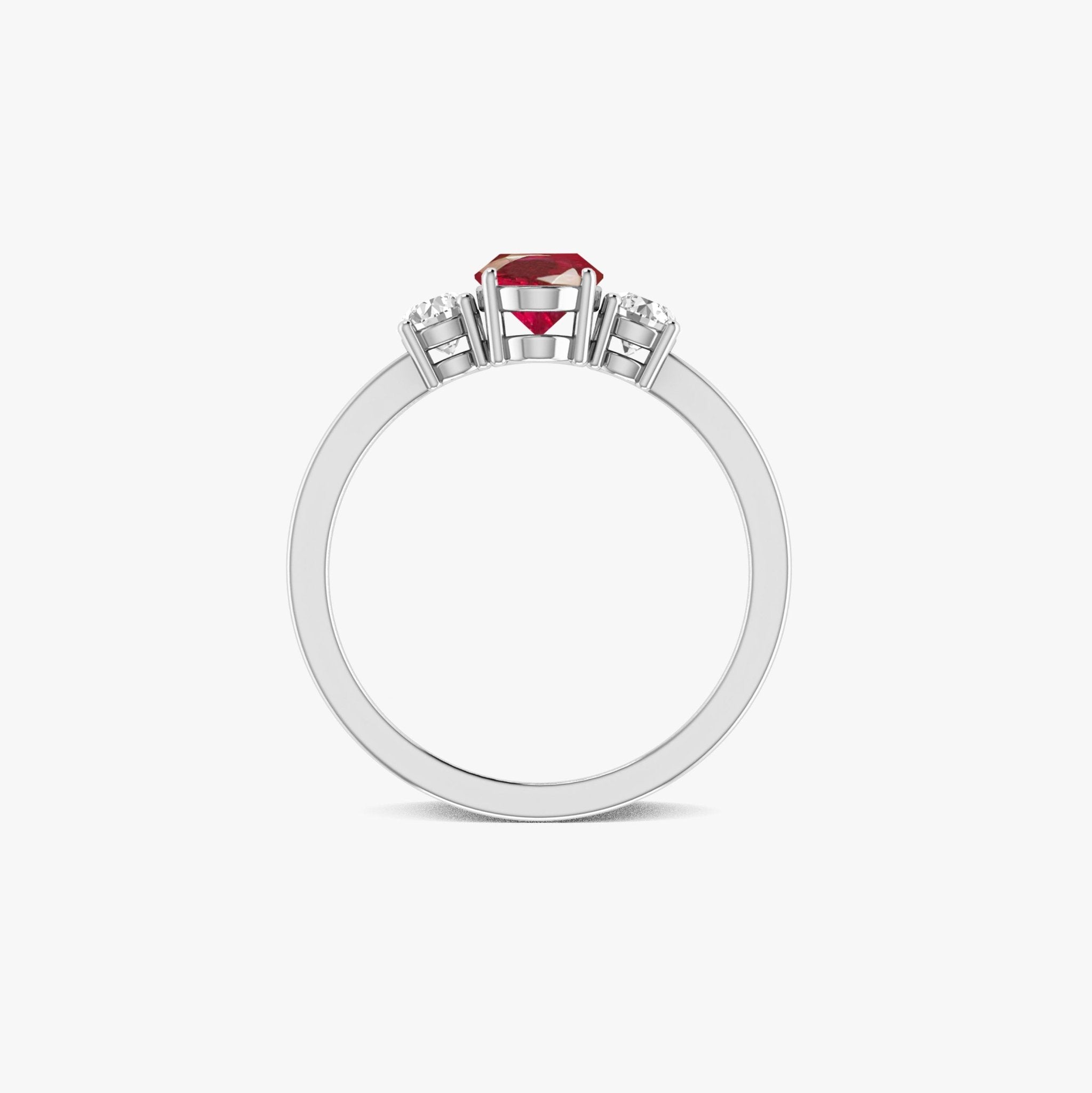 Genuine Red Ruby Gemstone Ring - Goodstone Jewels