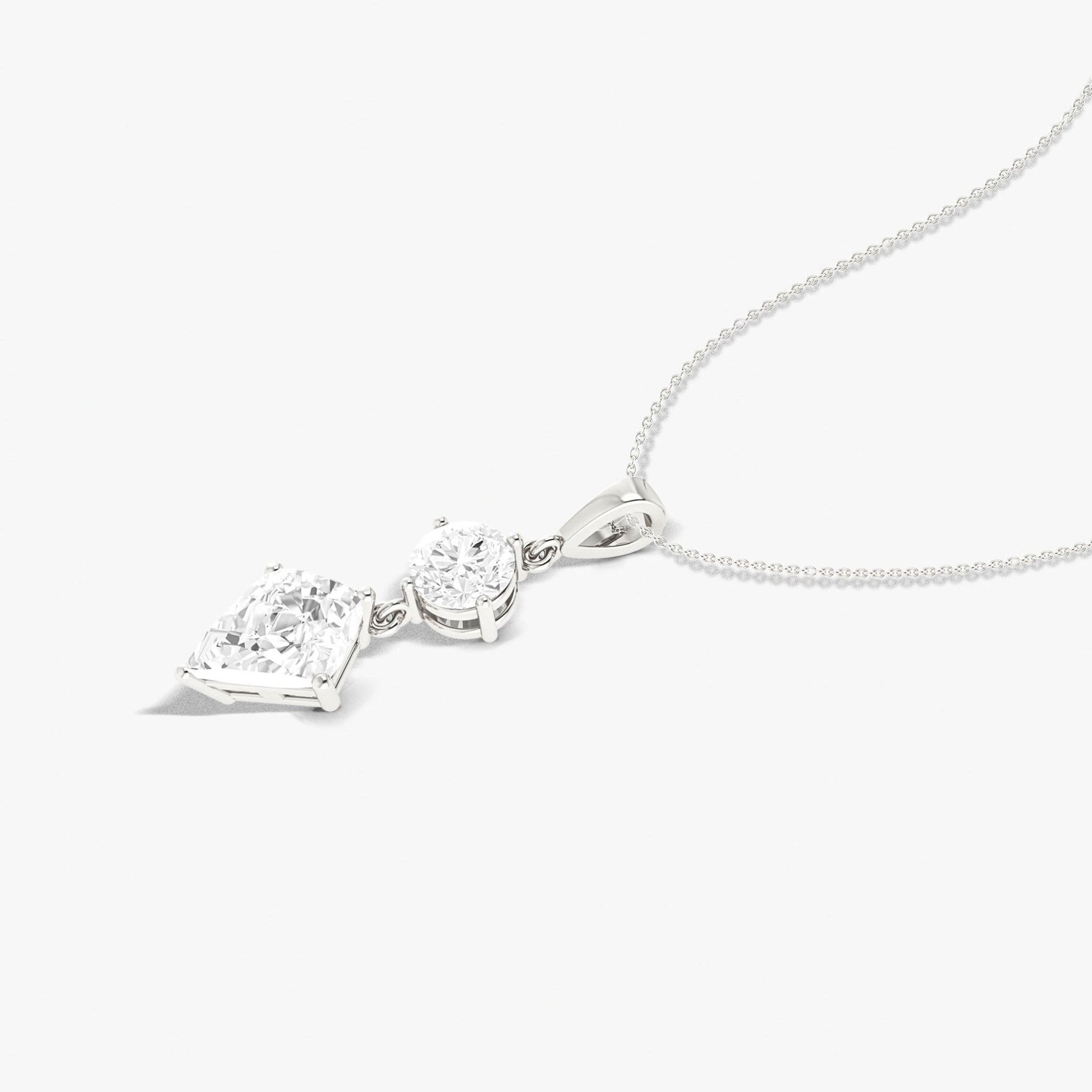 Gorgeous sparkle Zircon pendant 925 Sterling silver or Gold Vermail chain - Goodstone Jewels
