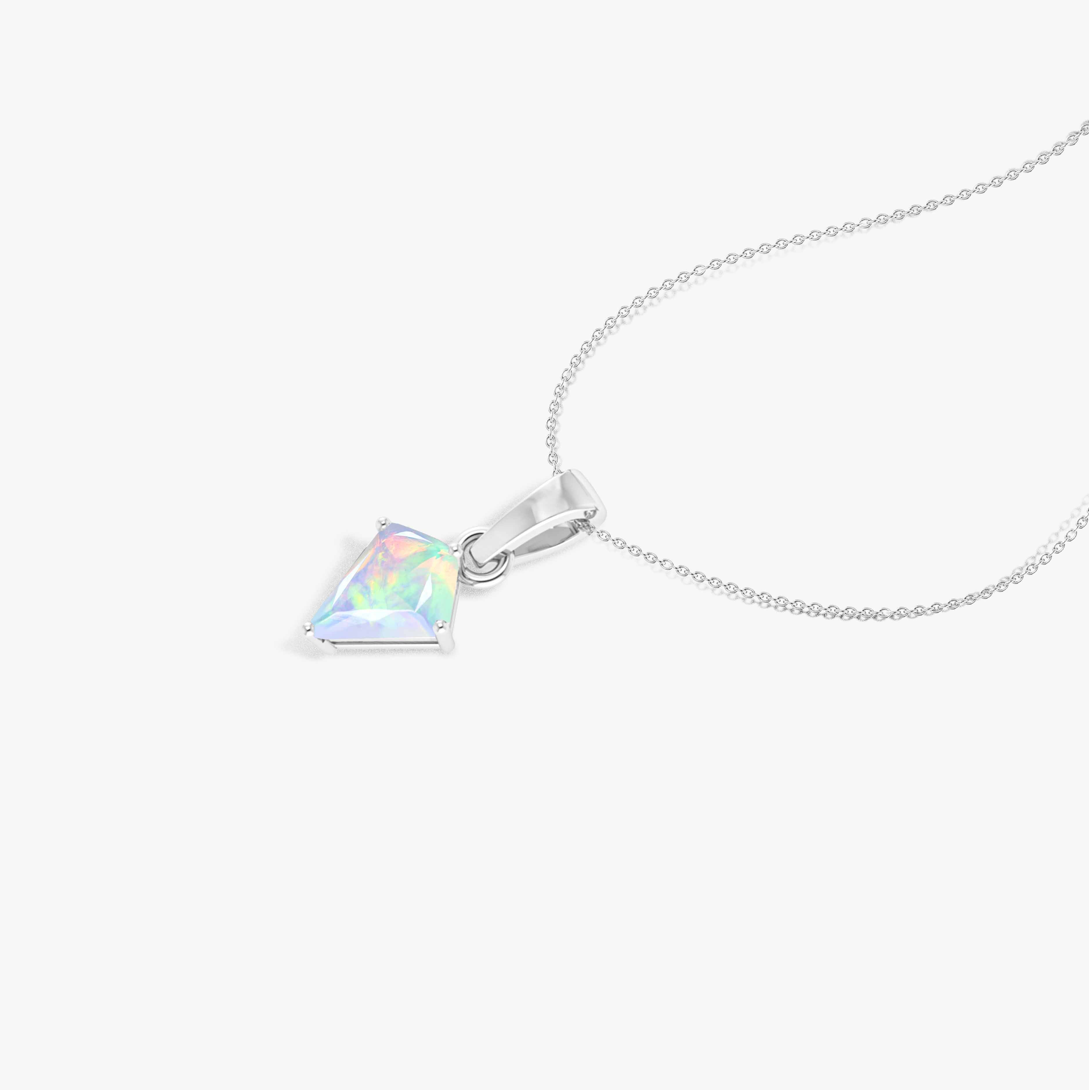White Kite Opal Pendant